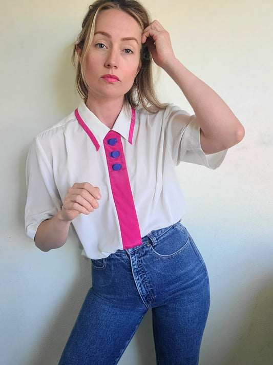 The Sjoden Vintage 80s Tie Top L-XL