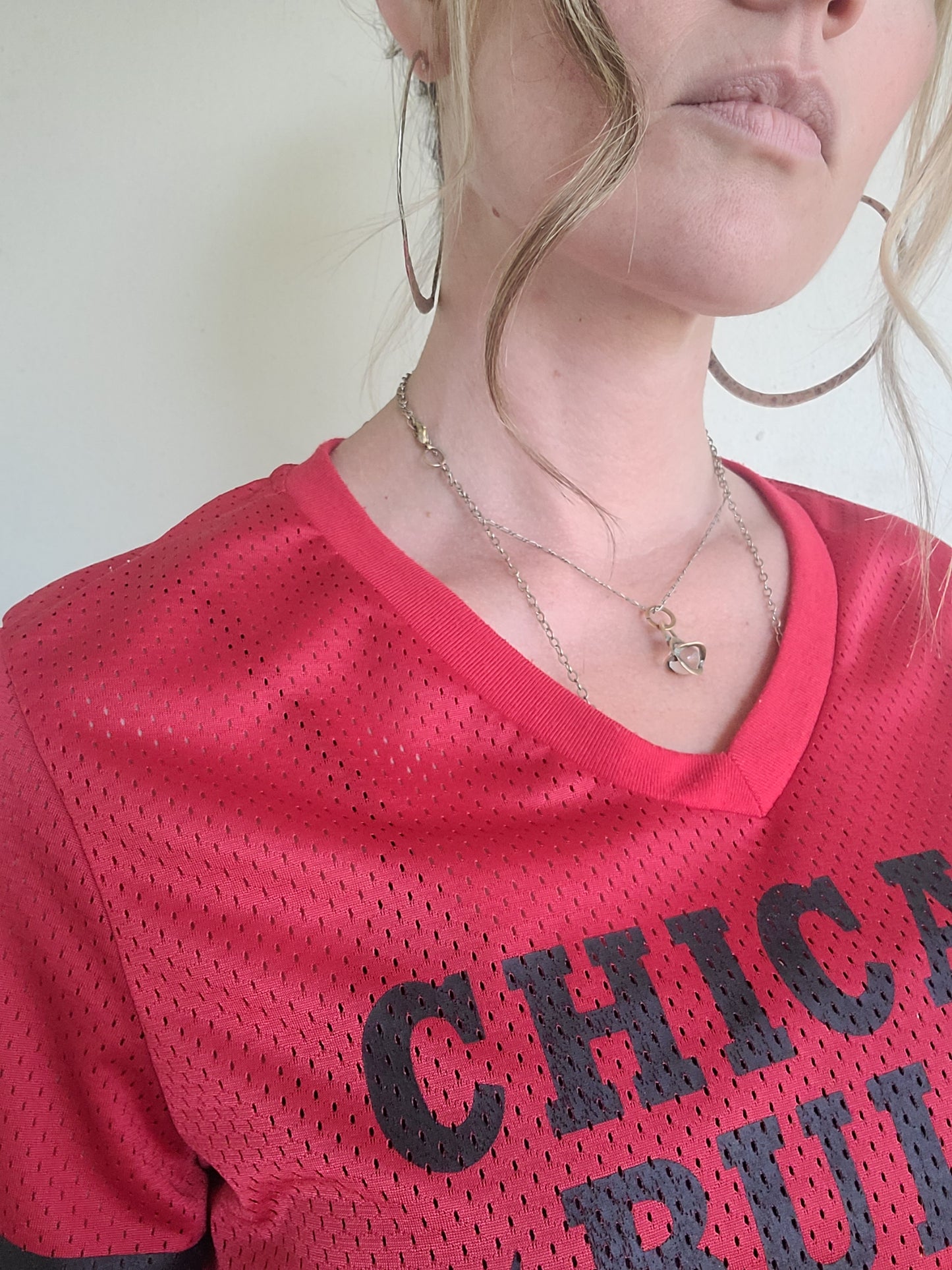 The Preloved Chicago Bulls Cropped Jersey M-L