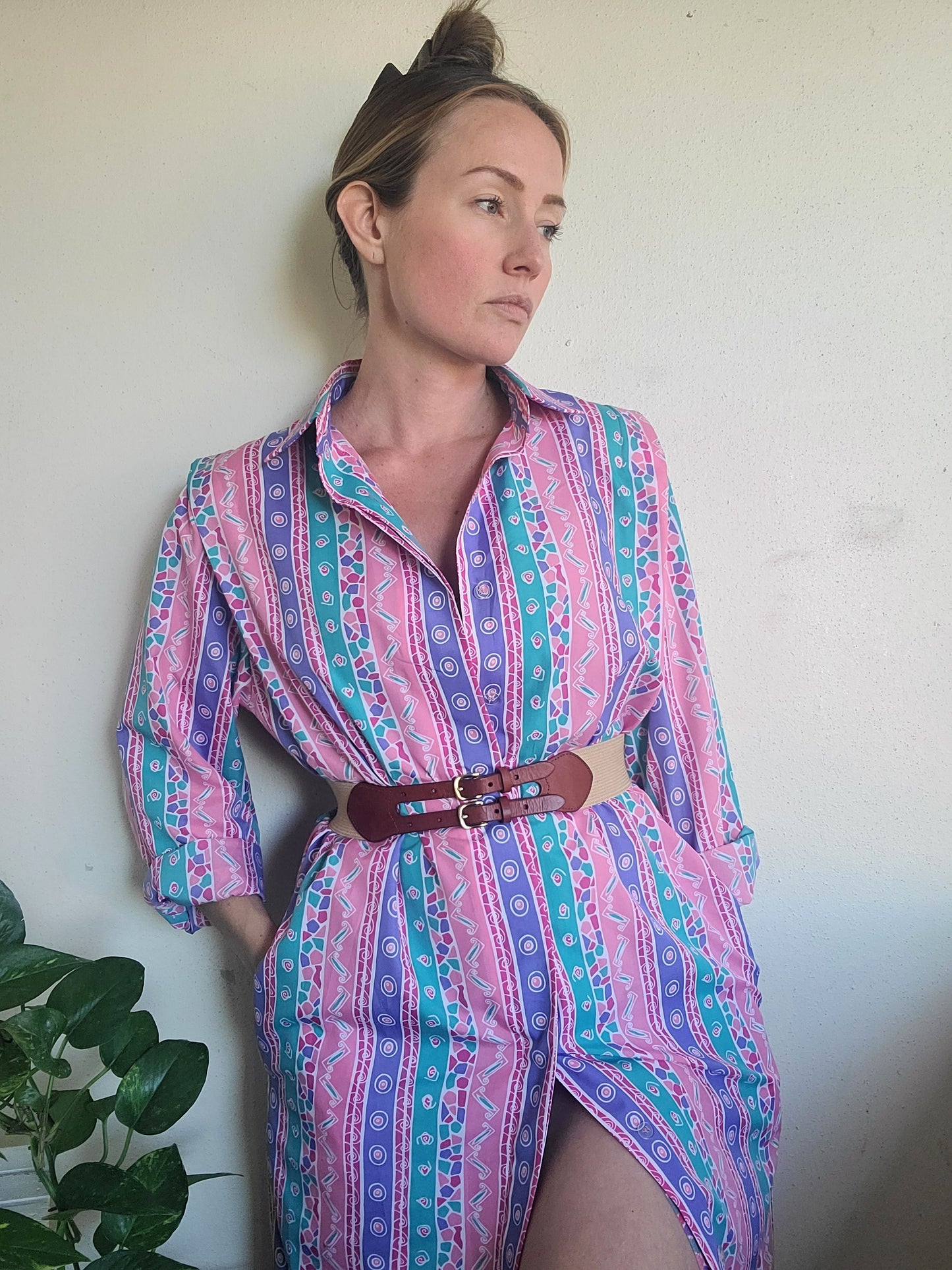 The Schrader Vintage 80s Duster + Dress M-L