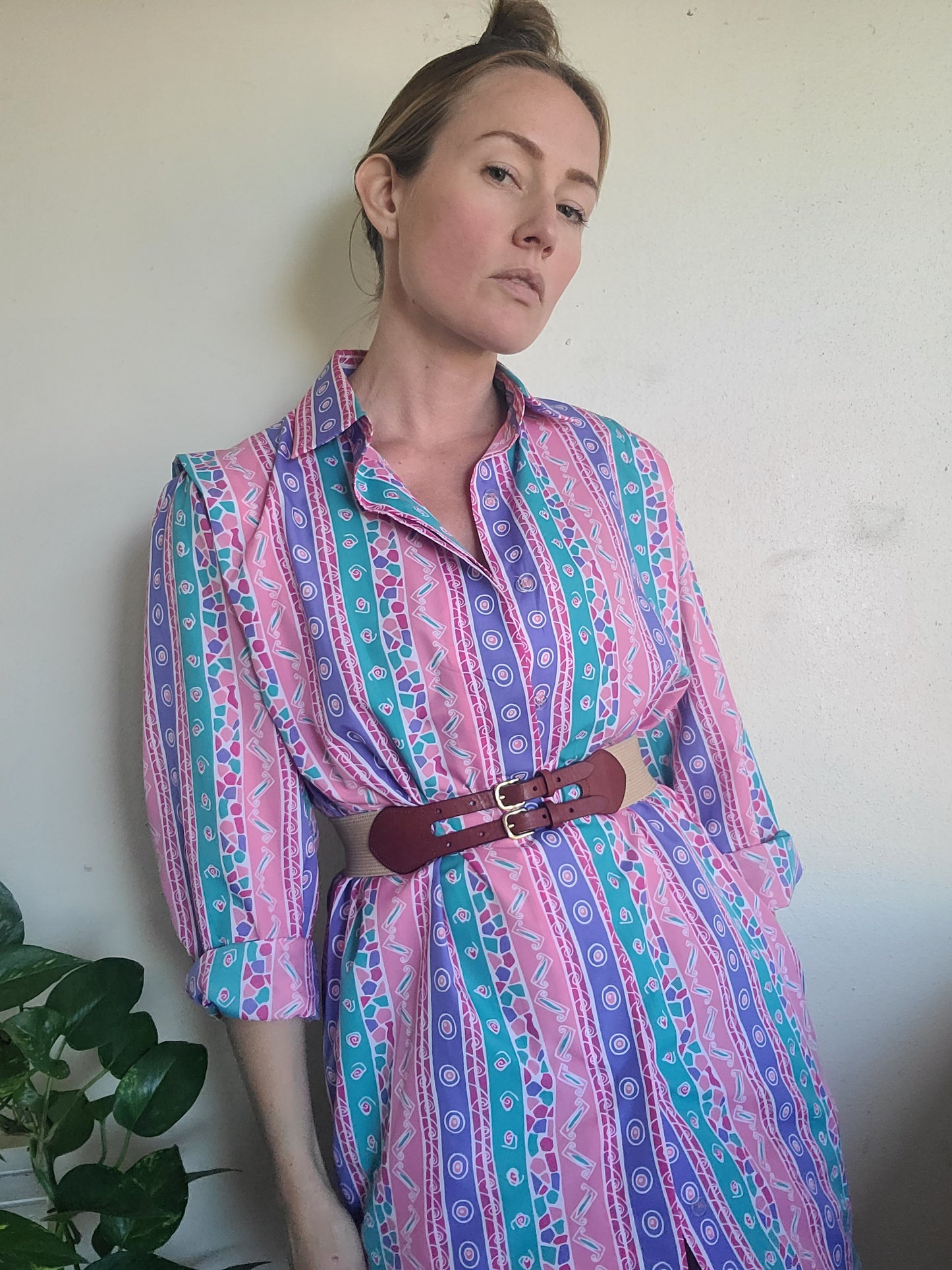 The Schrader Vintage 80s Duster + Dress M-L