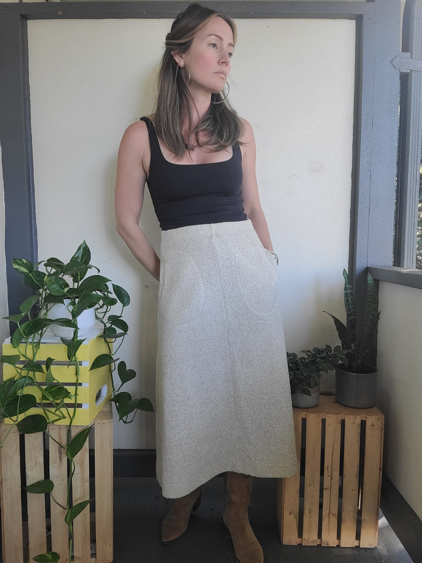 The AYRTIGHT Sustainable Cozy Knit Skirt M