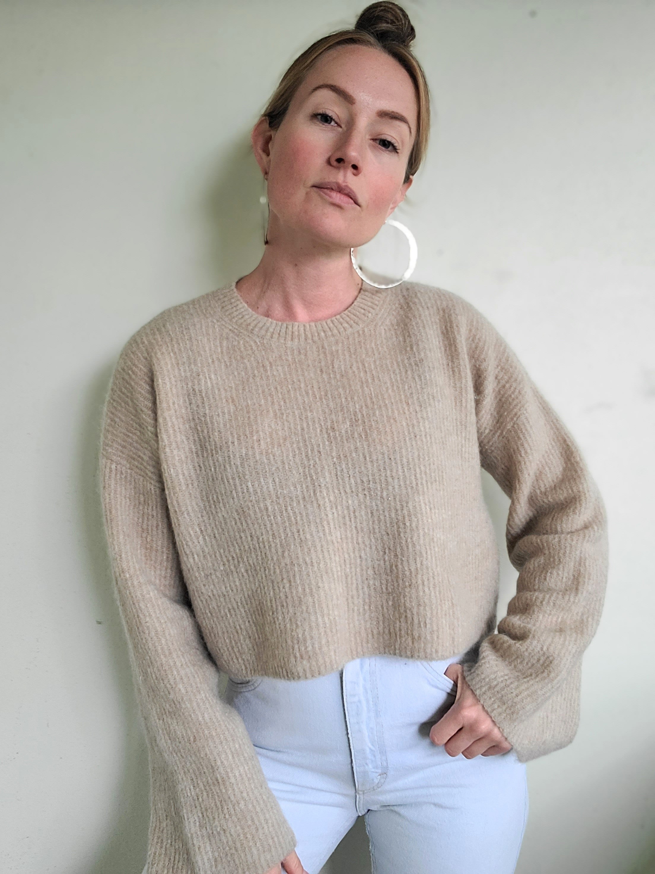 The Babaton Cropped Wool Mohair Sweater M GoodLazy