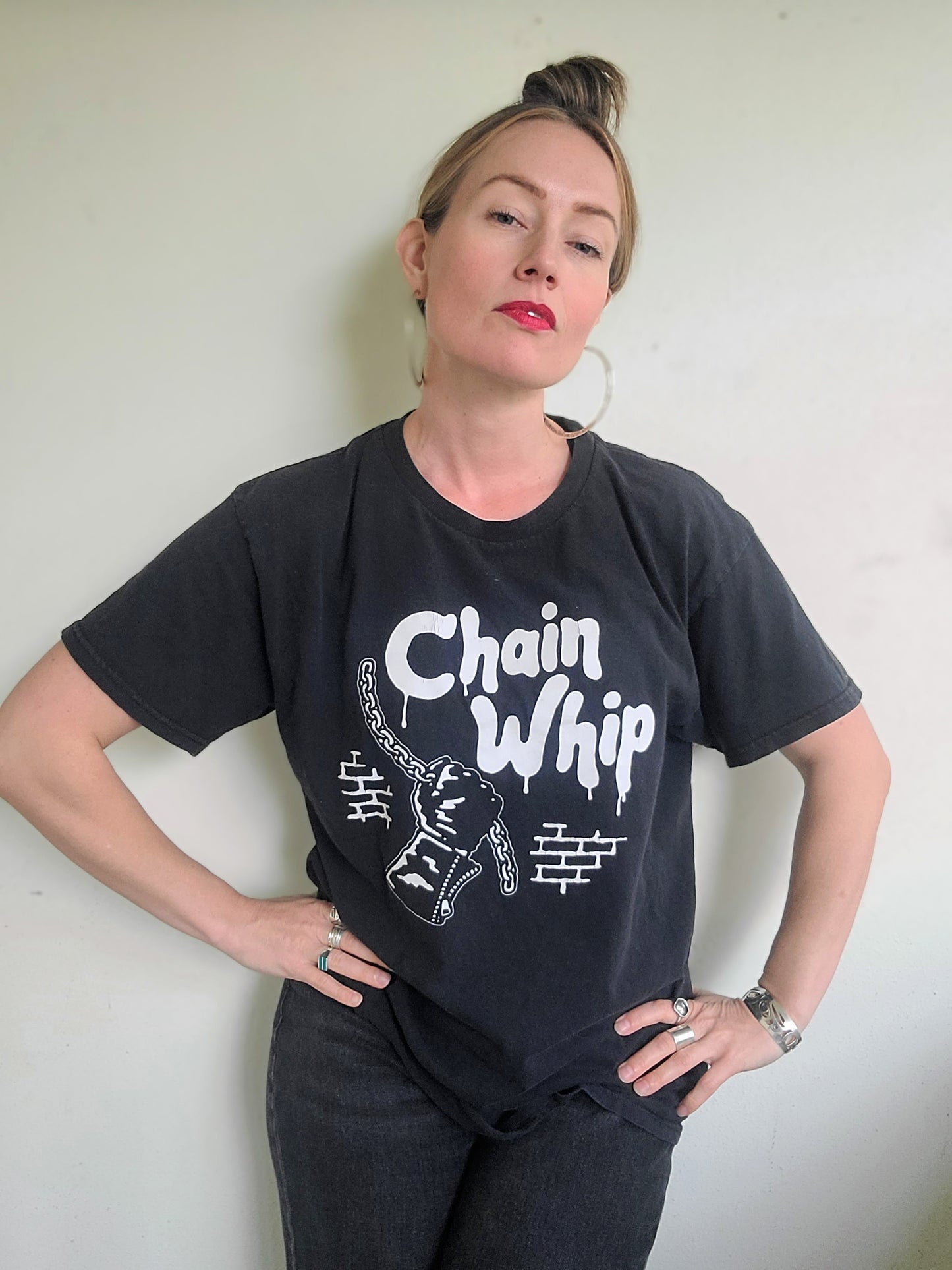 The Chain Whip Cotton T-Shirt L