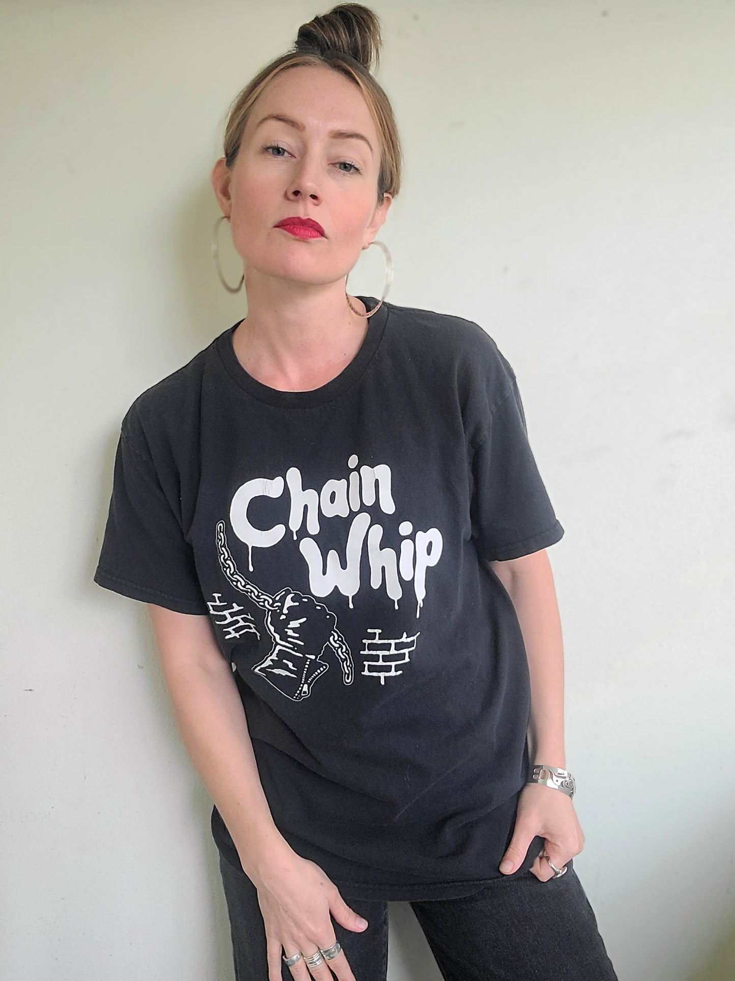 The Chain Whip Cotton T-Shirt L