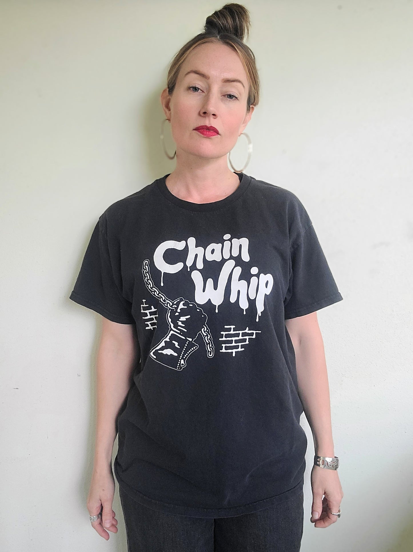 The Chain Whip Cotton T-Shirt L