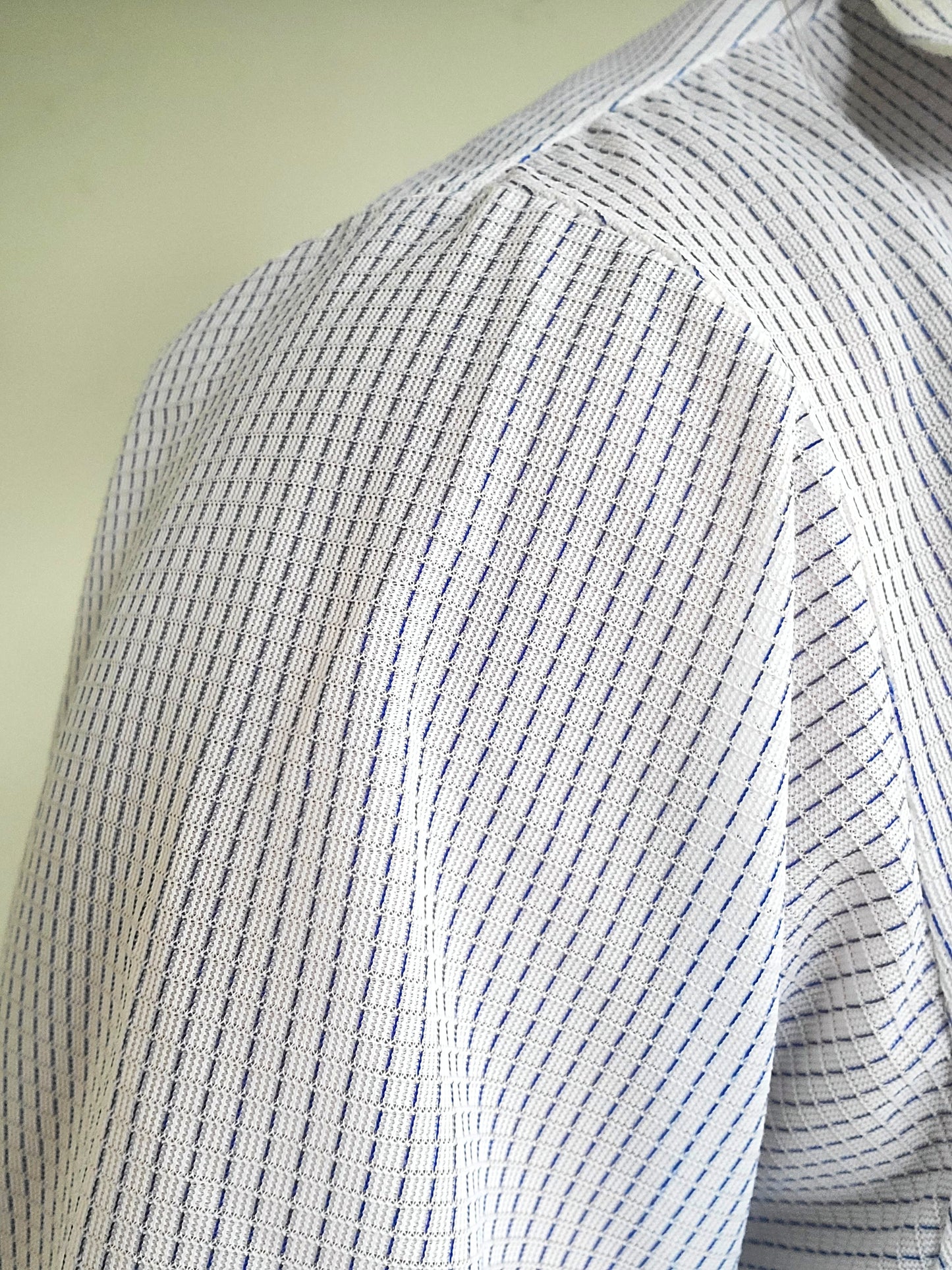 The Terry Textured 1970s Button Down Mens M-L