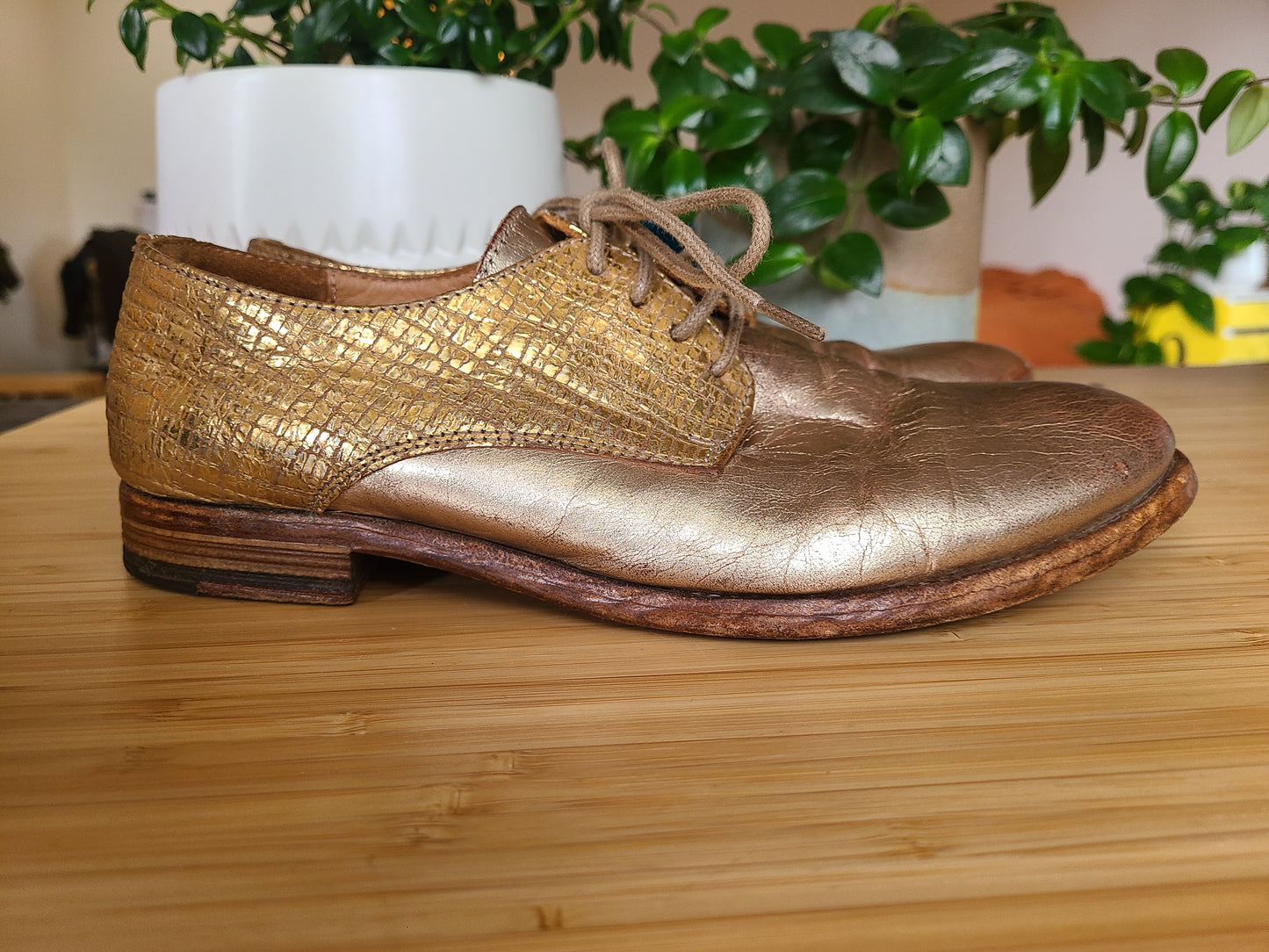 The Catarina Gold Oxfords 37