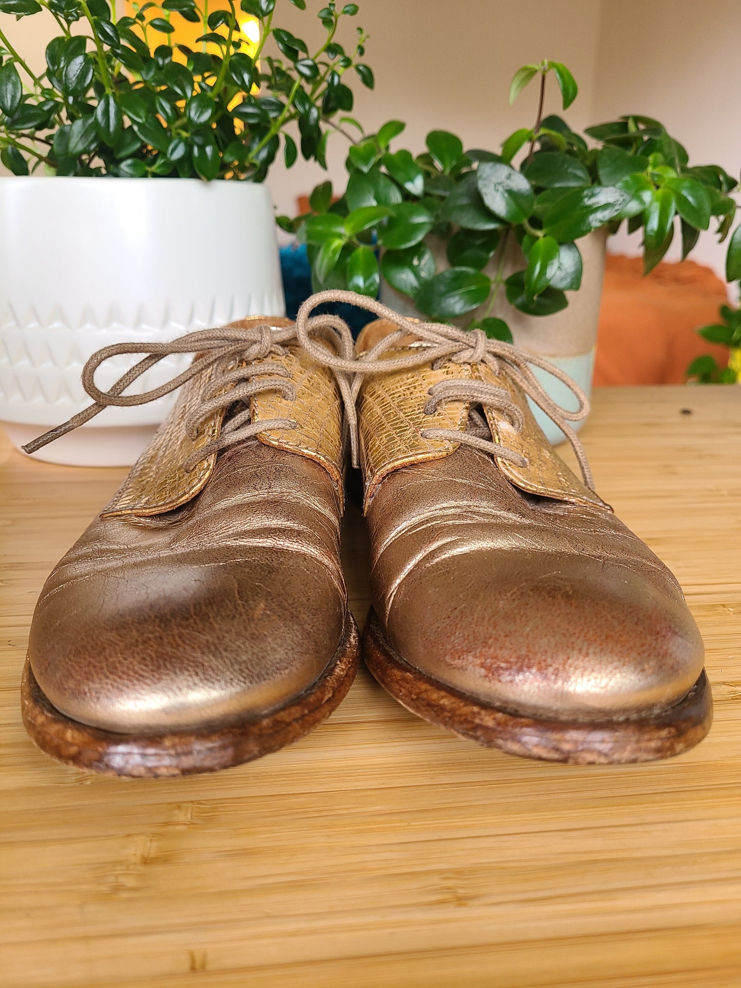 The Catarina Gold Oxfords 37