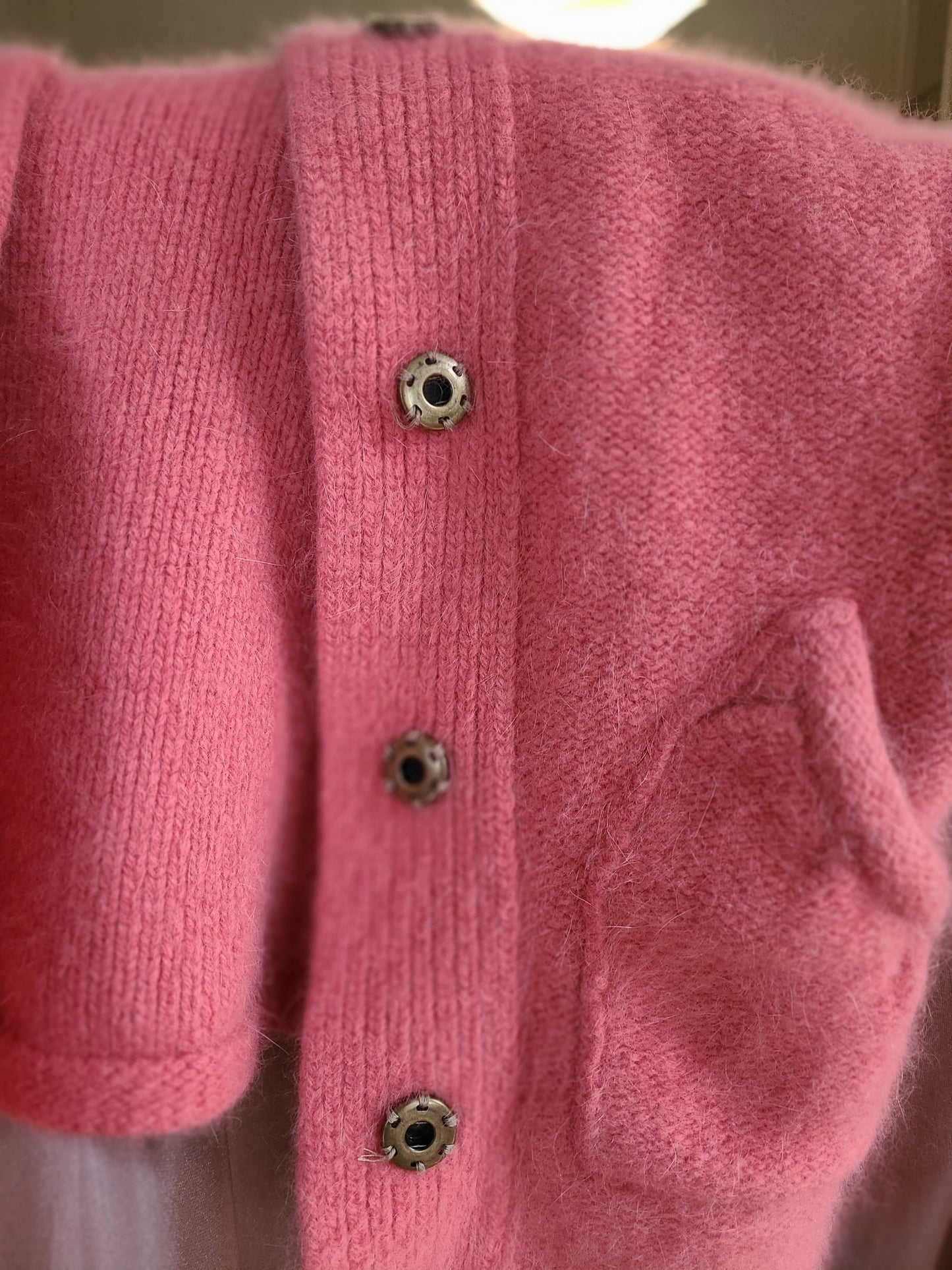 The Peachy Keen Snap Button Cardigan Sweater by Anthropologie S