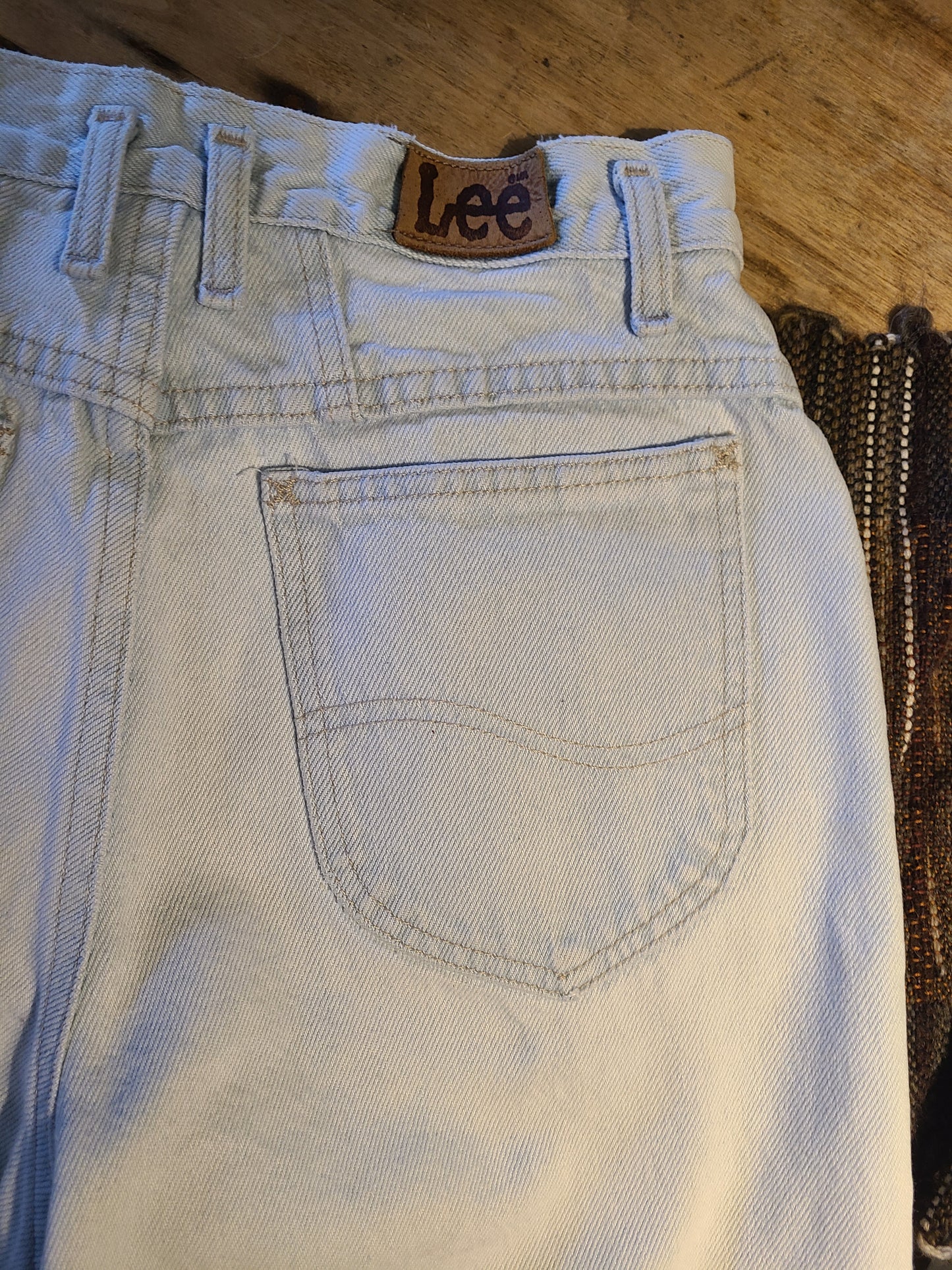 The LEE Riders Bleached 80s Union Made In USA Jeans 26