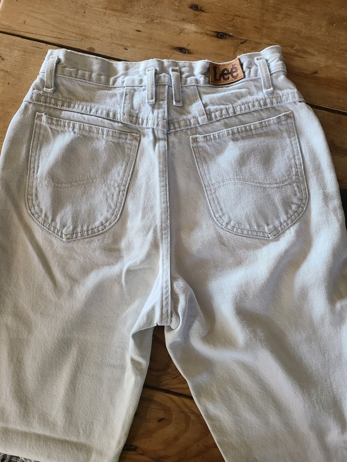 The LEE Riders Bleached 80s Union Made In USA Jeans 26