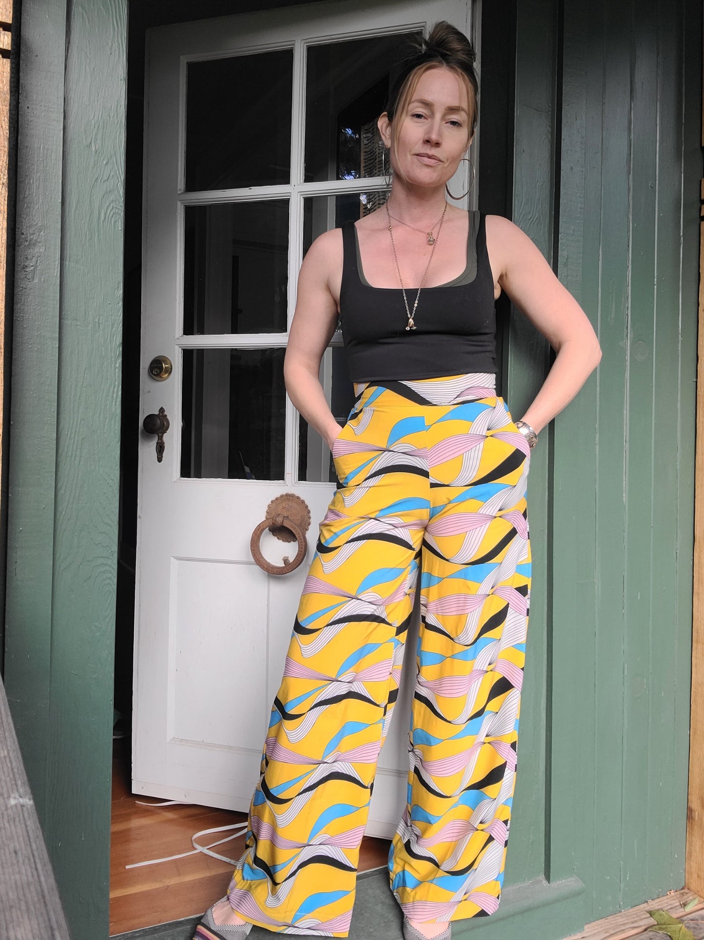 The Fiona Handmade High Waisted Palazzo Pants 27