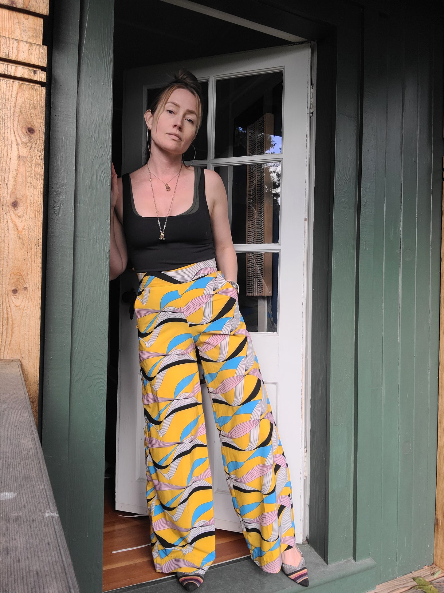 The Fiona Handmade High Waisted Palazzo Pants 27