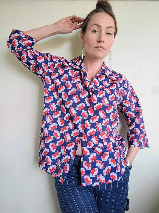 The Akira Vintage Japanese Button Down L