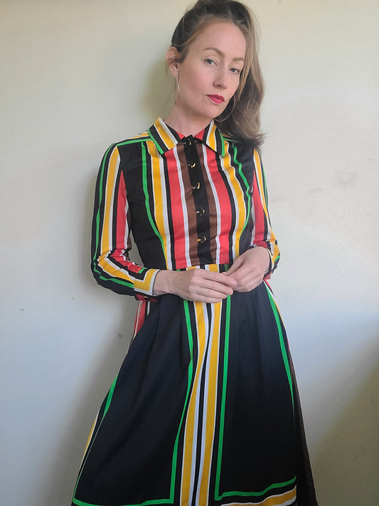 The Peggy Handmade Vintage 70s Office Dress XS
