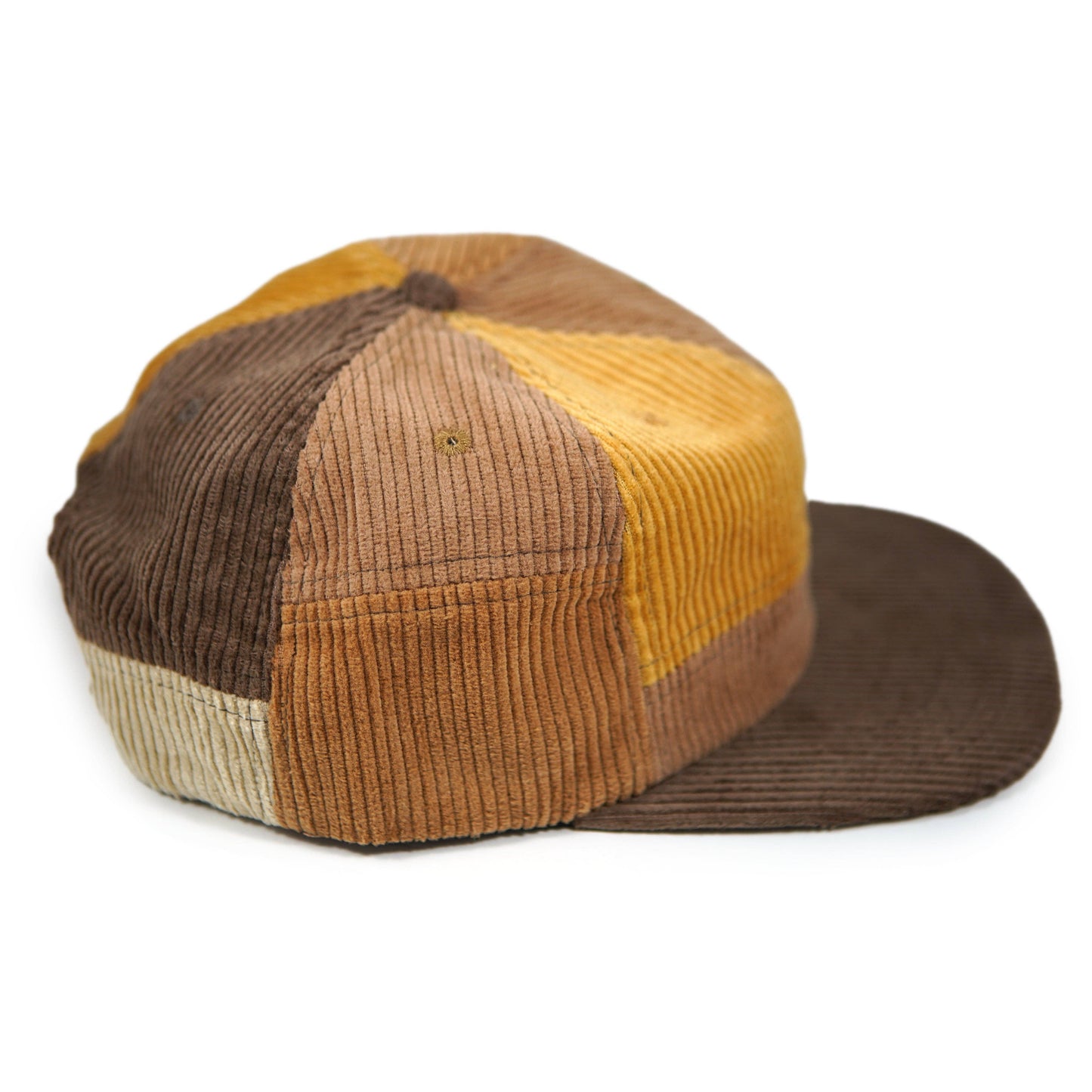 Patchwork Corduroy Hat: Desert