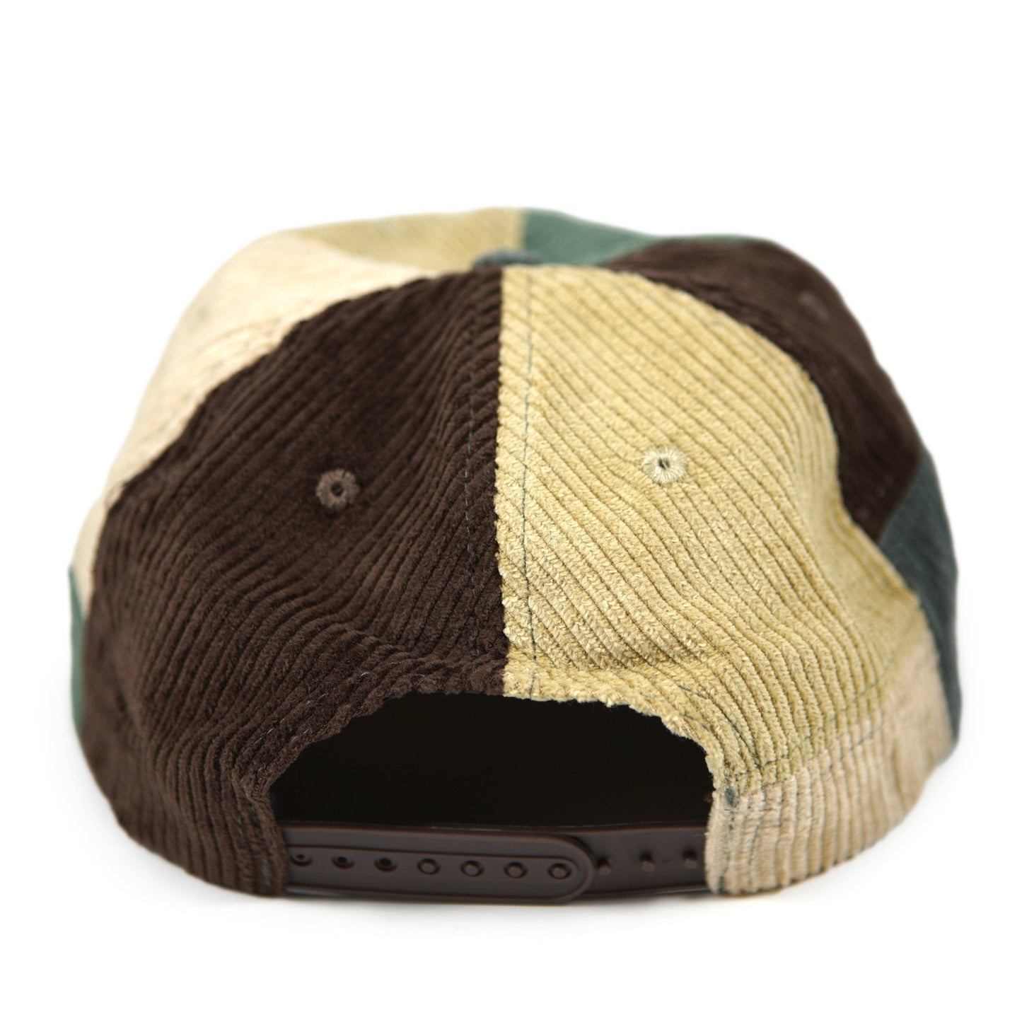 Patchwork Corduroy Hat: Desert