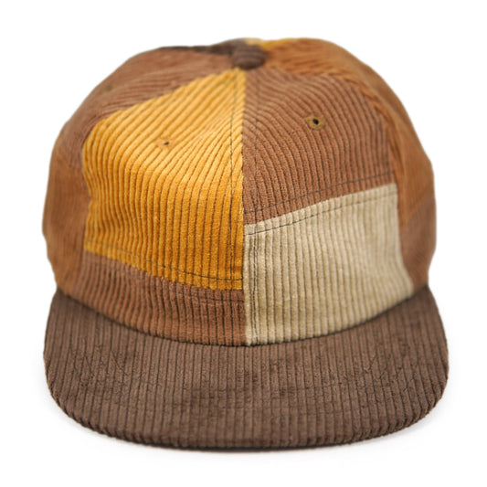 Patchwork Corduroy Hat: Desert