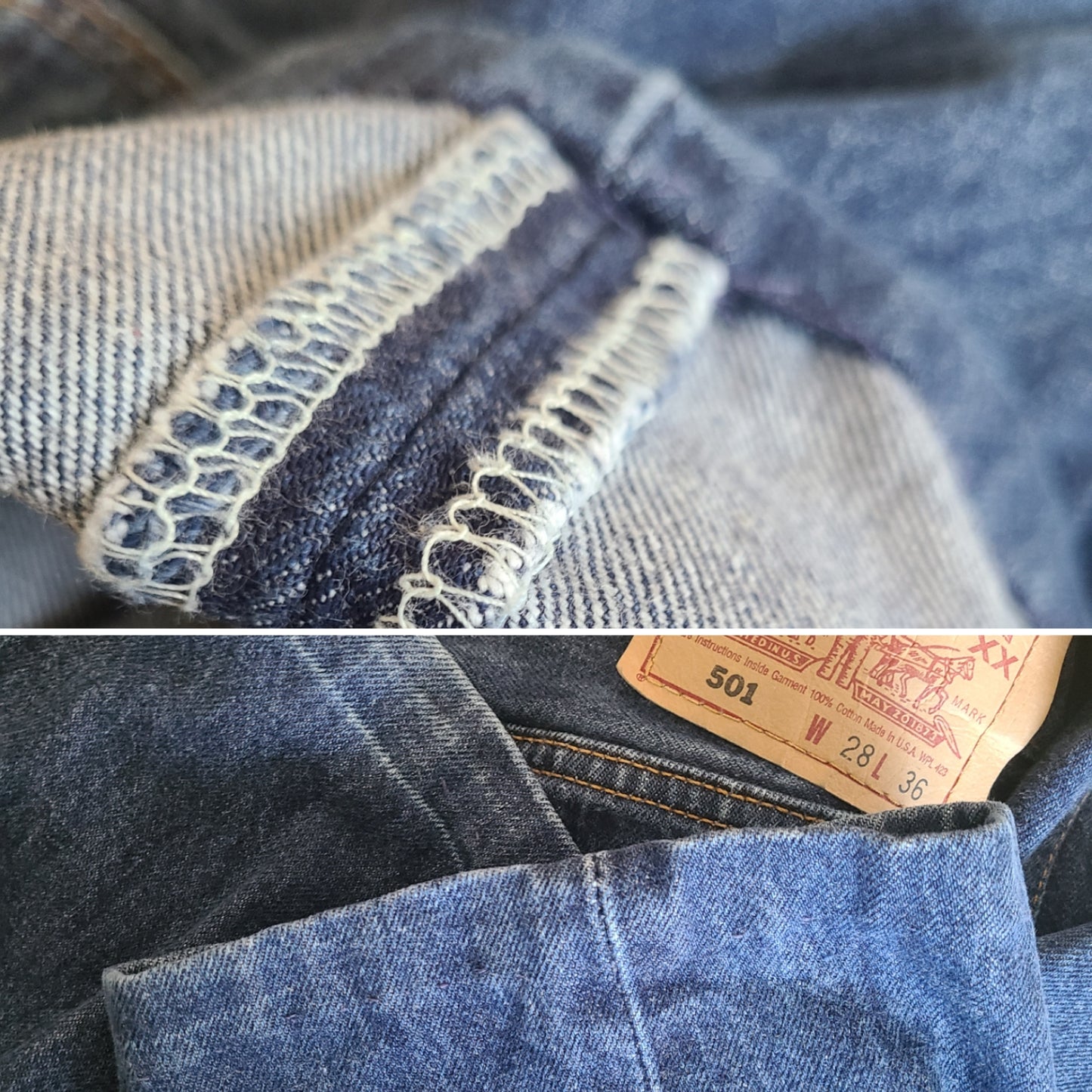 Levi's 501s Made In USA 28 x 30