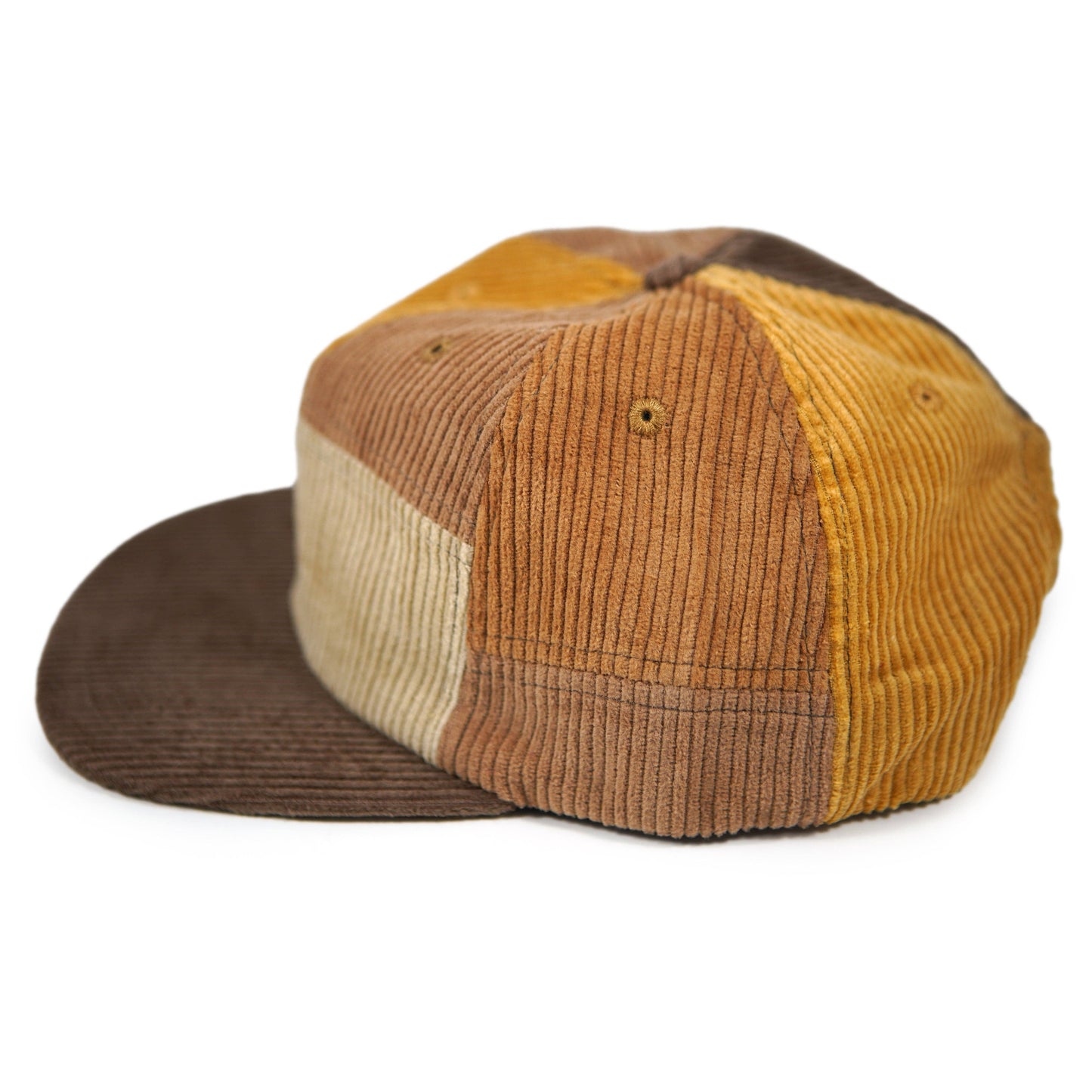 Patchwork Corduroy Hat: Desert