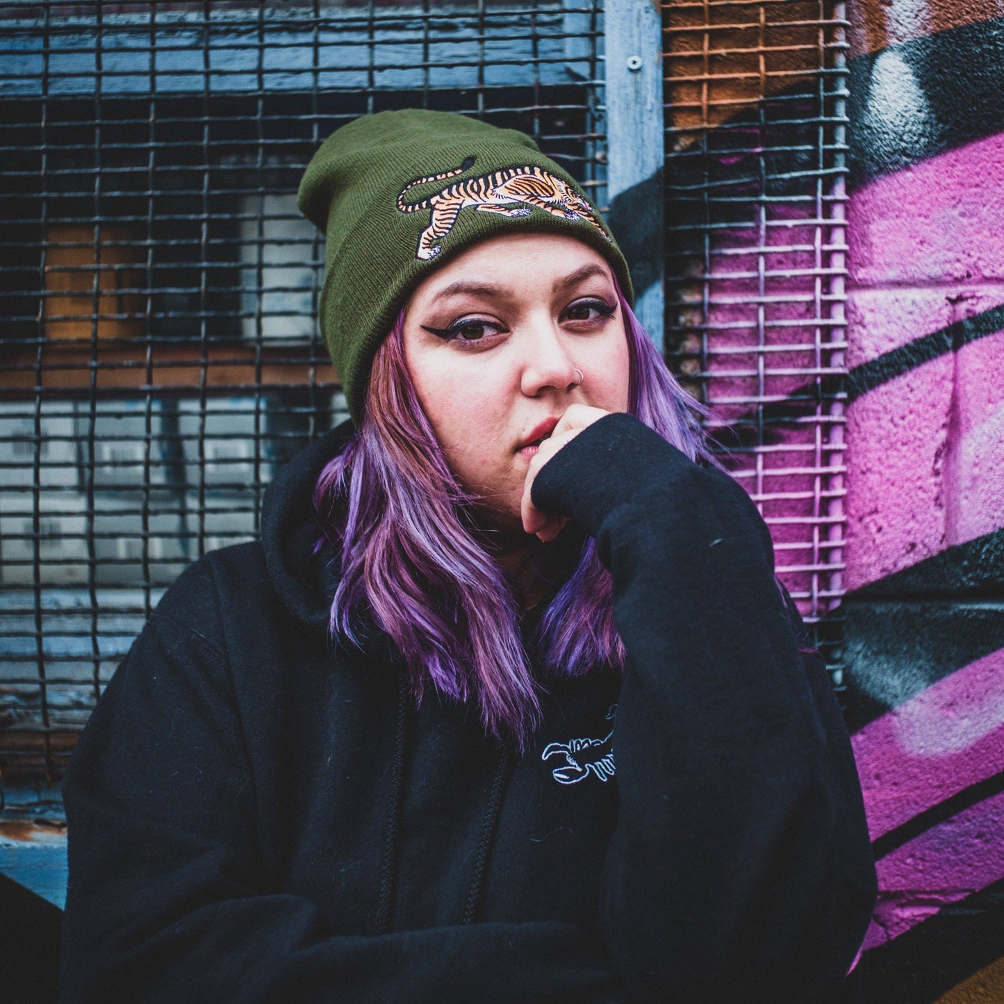 Tiger Beanie: Workwear Brown