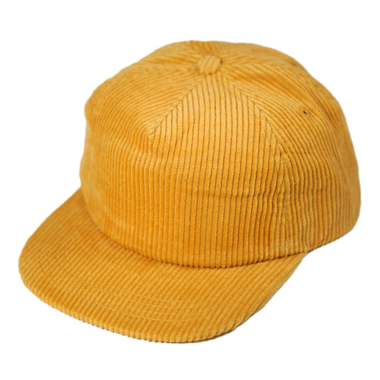 Stuntin Blank Corduroy Hat: Gold