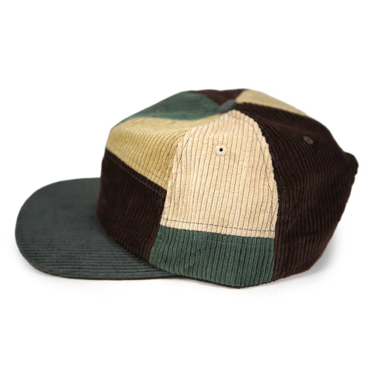 Patchwork Corduroy Hat: Desert