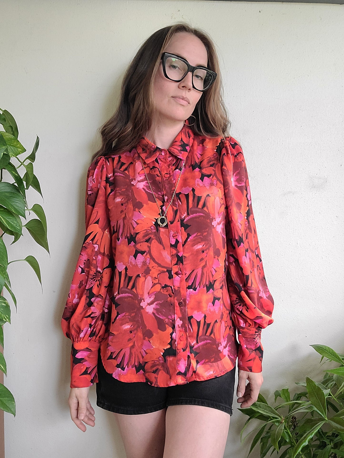 The Fiona Preloved Floral Blouse M
