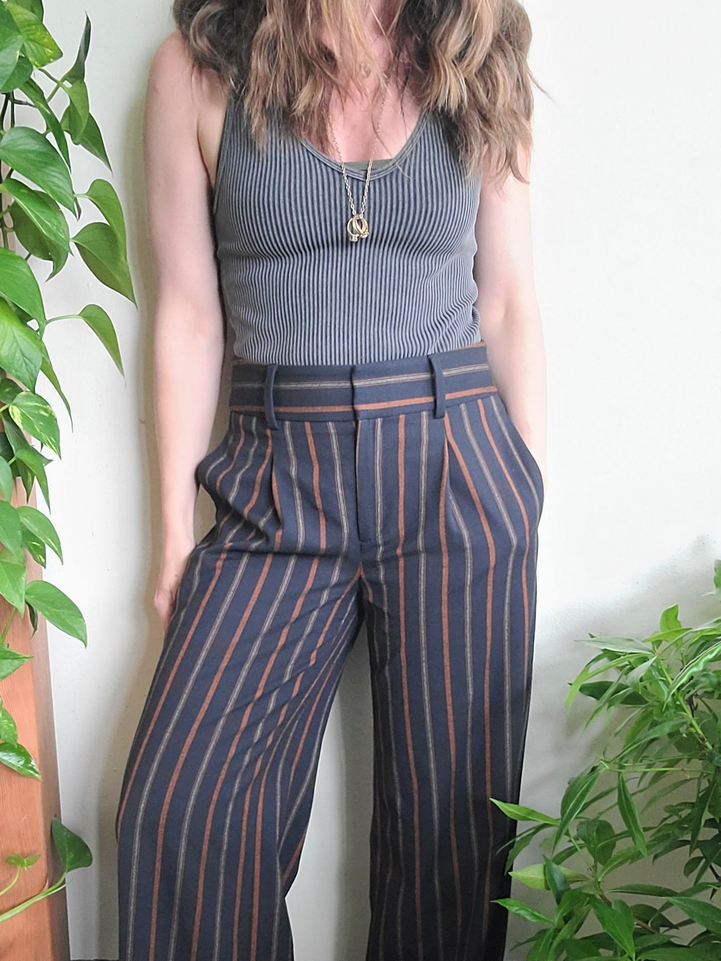The Oscar Wide Leg Trousers M