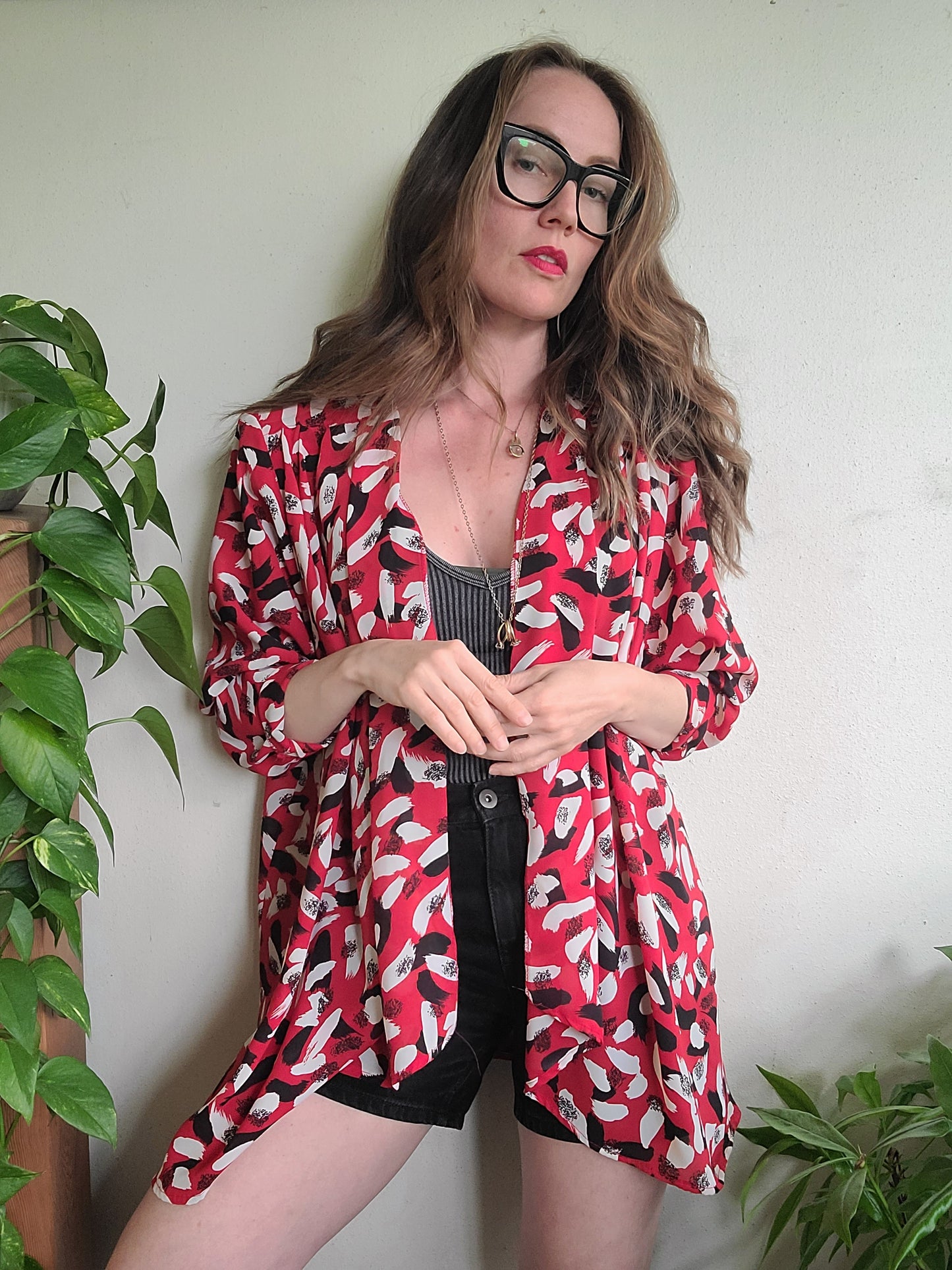 The Marjorie Hamilton Paint Splatter Blouse L