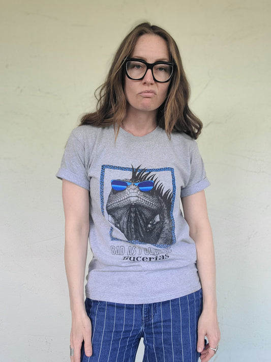 Bad As Iguana Be Novelty T-Shirt S-M