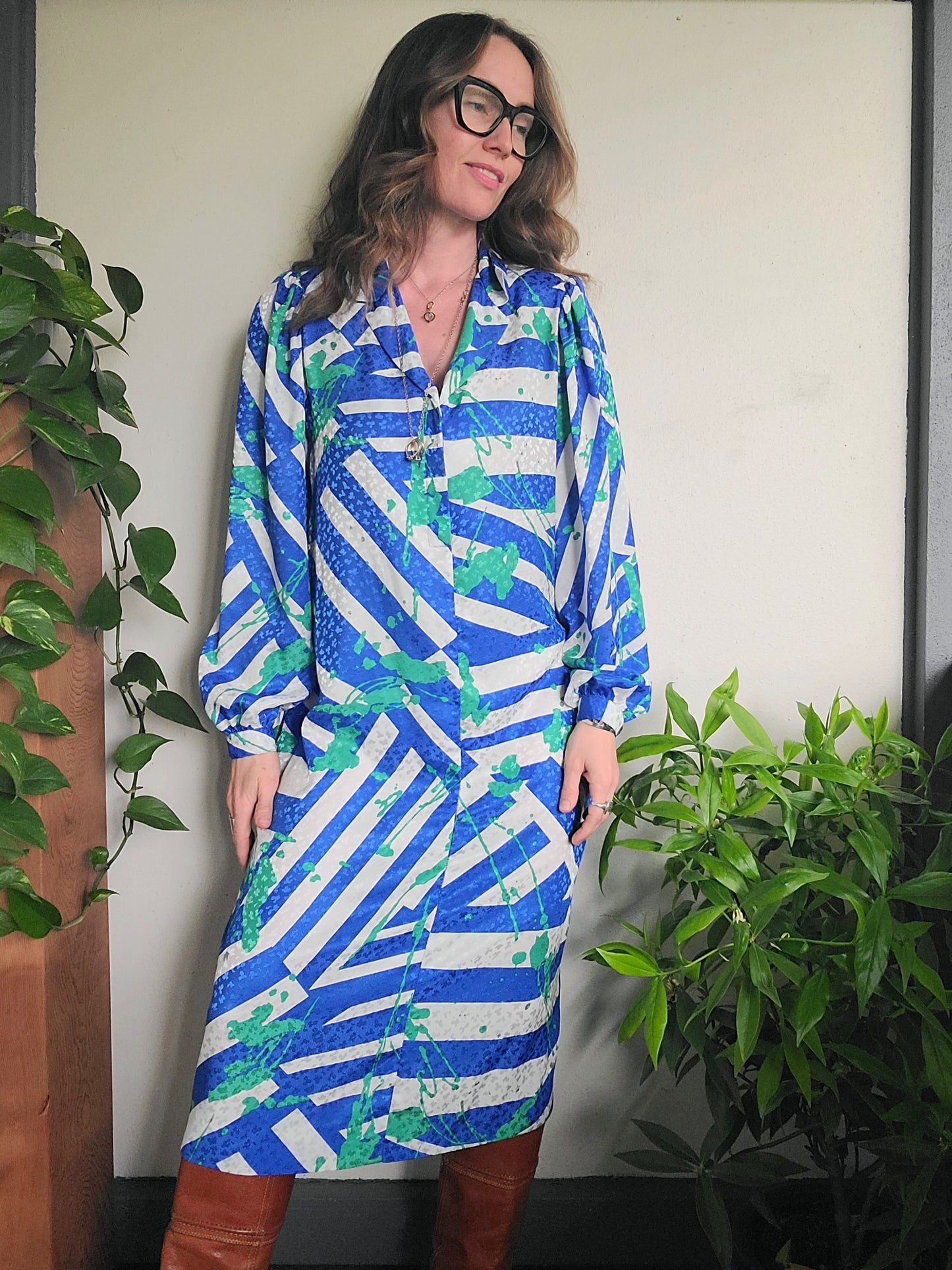 The Brooke Vintage 1970s Dress by Robert Janan M
