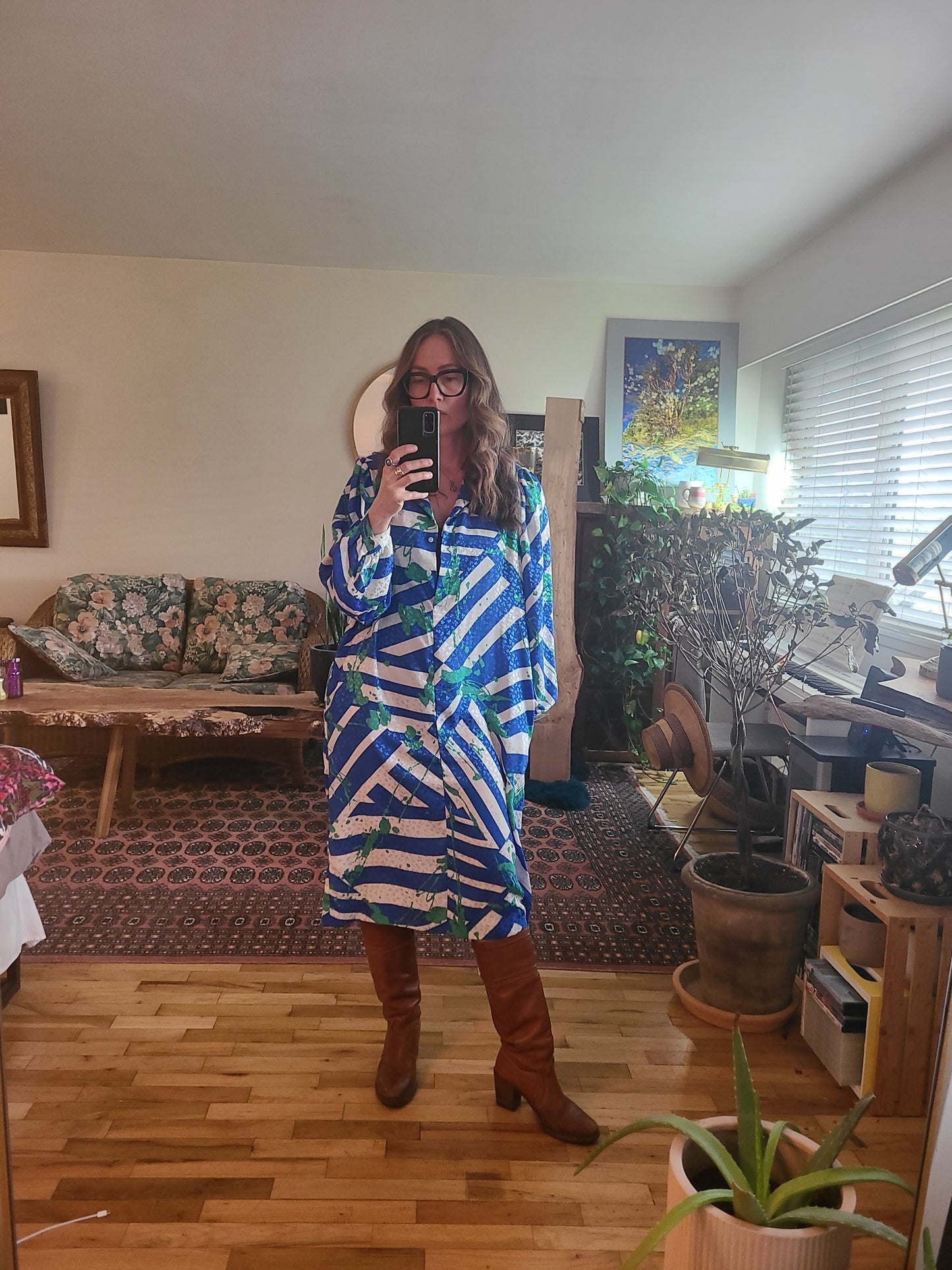 The Brooke Vintage 1970s Dress by Robert Janan M