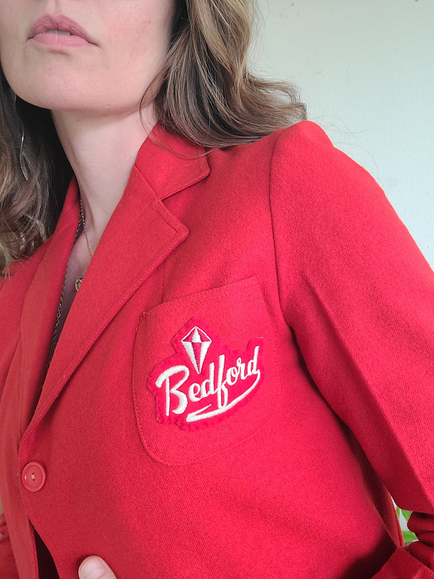 The Melton 1950s Vintage Bedford Boarding School Blazer XS-S