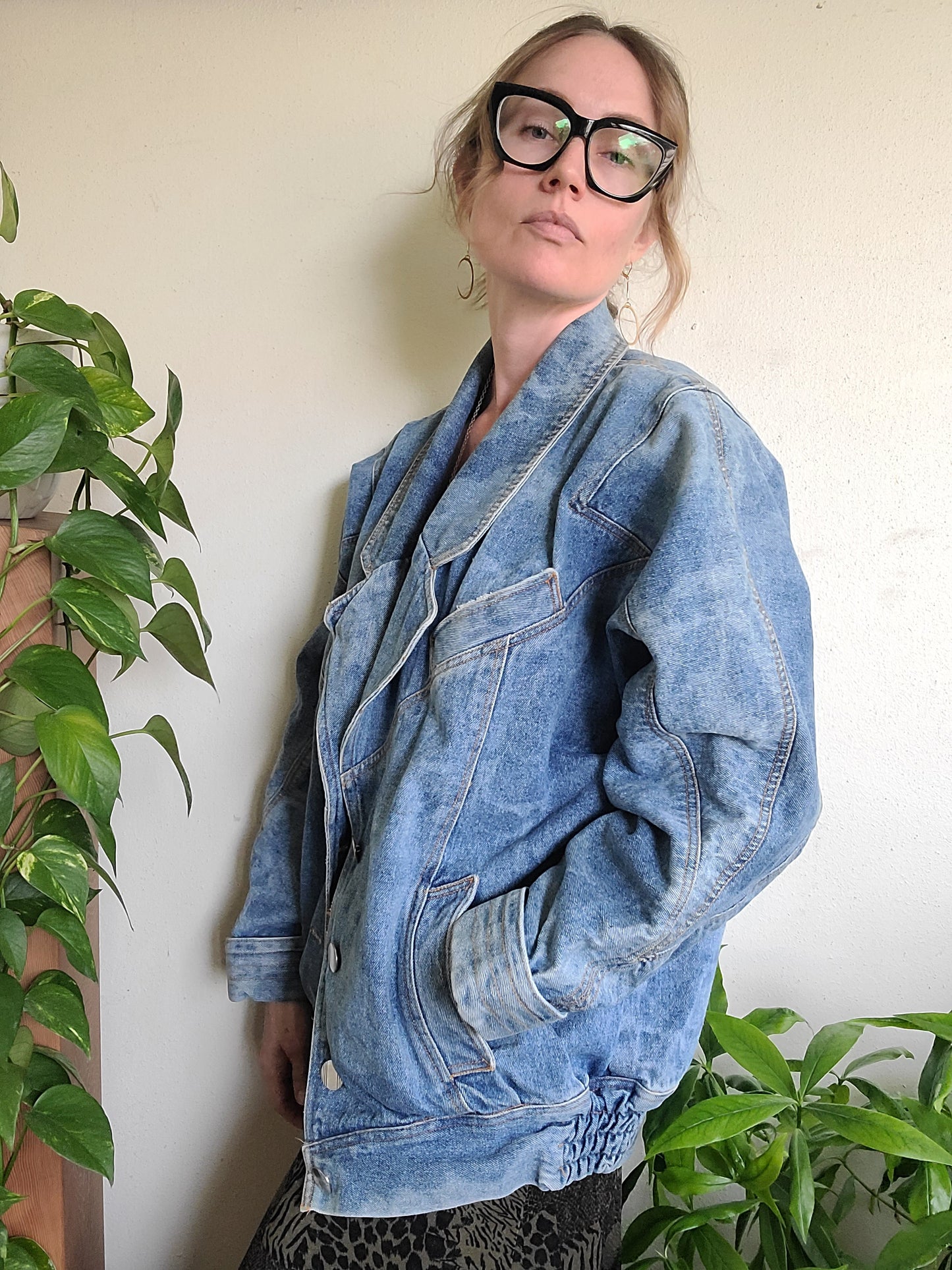 The Kimmy Vintage 80s Jean Jacket L
