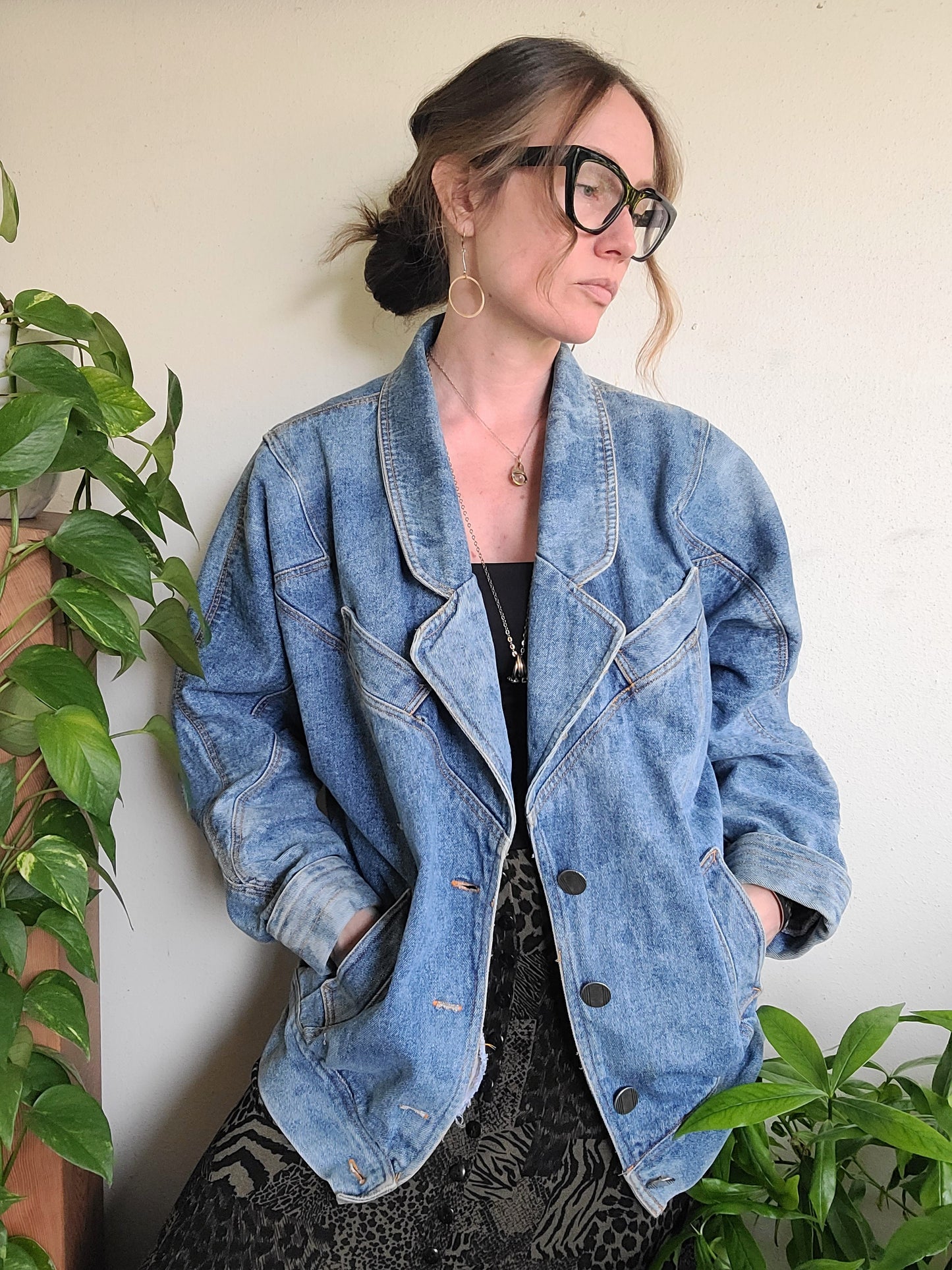 The Kimmy Vintage 80s Jean Jacket L