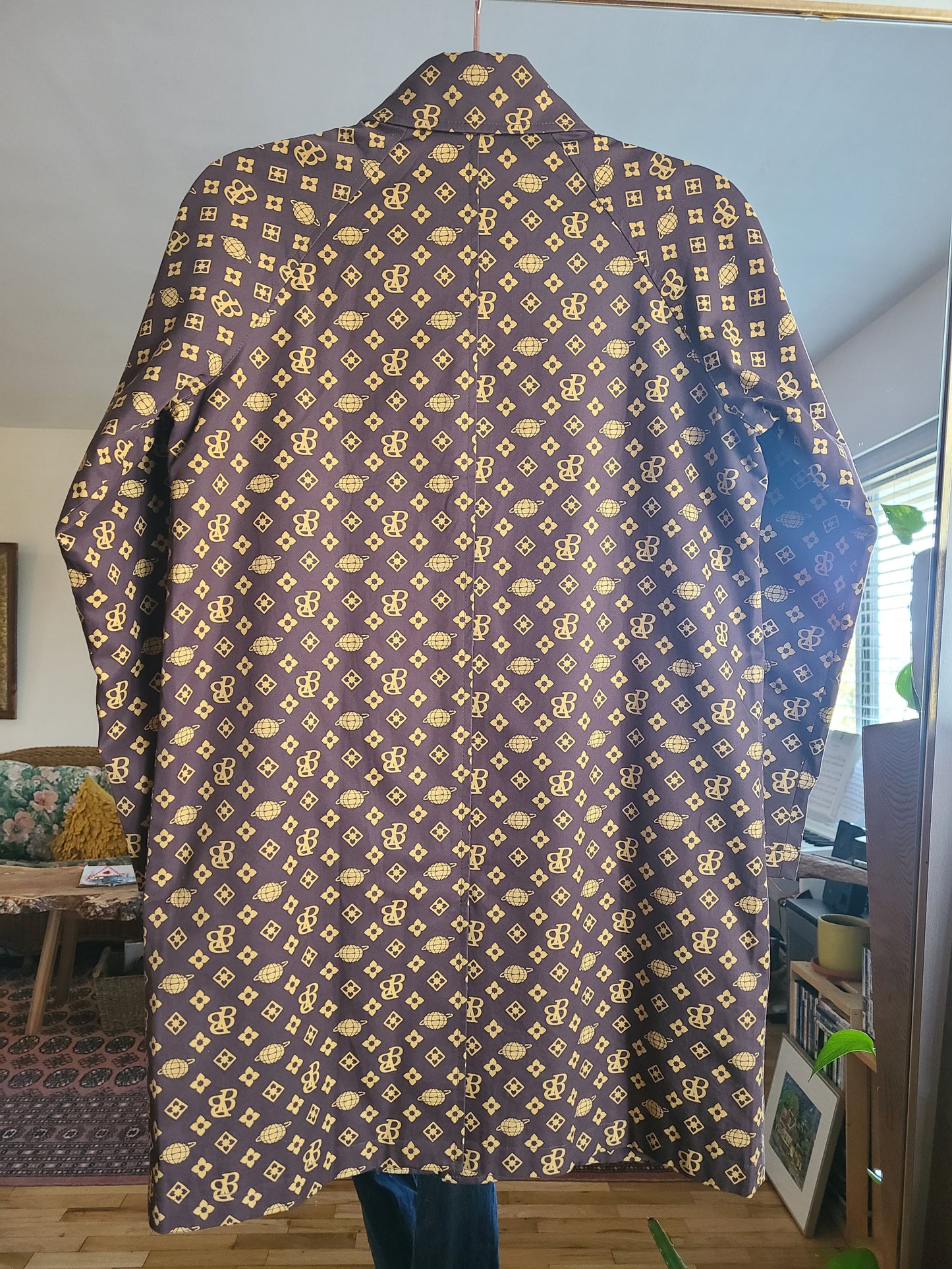 BEAMS BOY Vintage Late 90s Y2K Era Signature Monogram Jacket Coat S