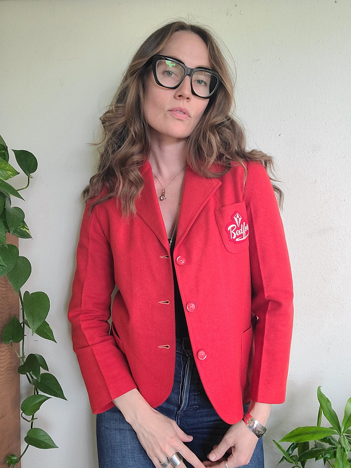 The Melton 1950s Vintage Bedford Boarding School Blazer XS-S