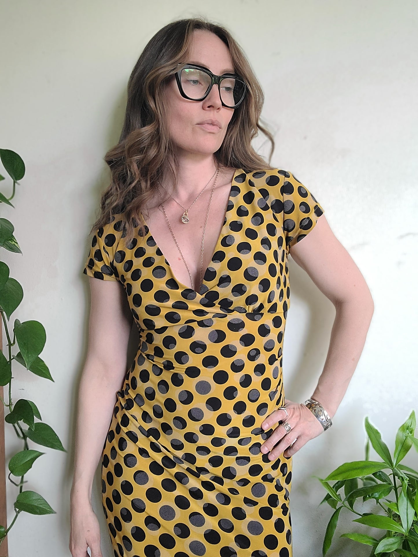The Ink Blot Retro Pencil Dress by Tatyana L