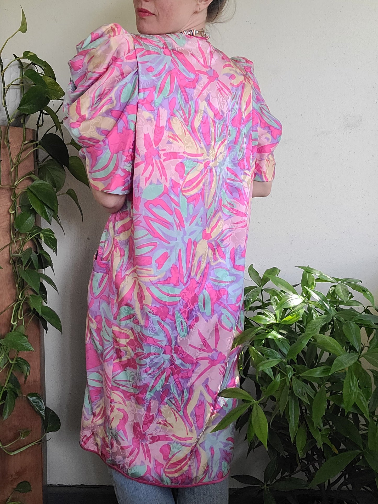 The Flora Kung II New York Vintage 1980s Silk Dress L