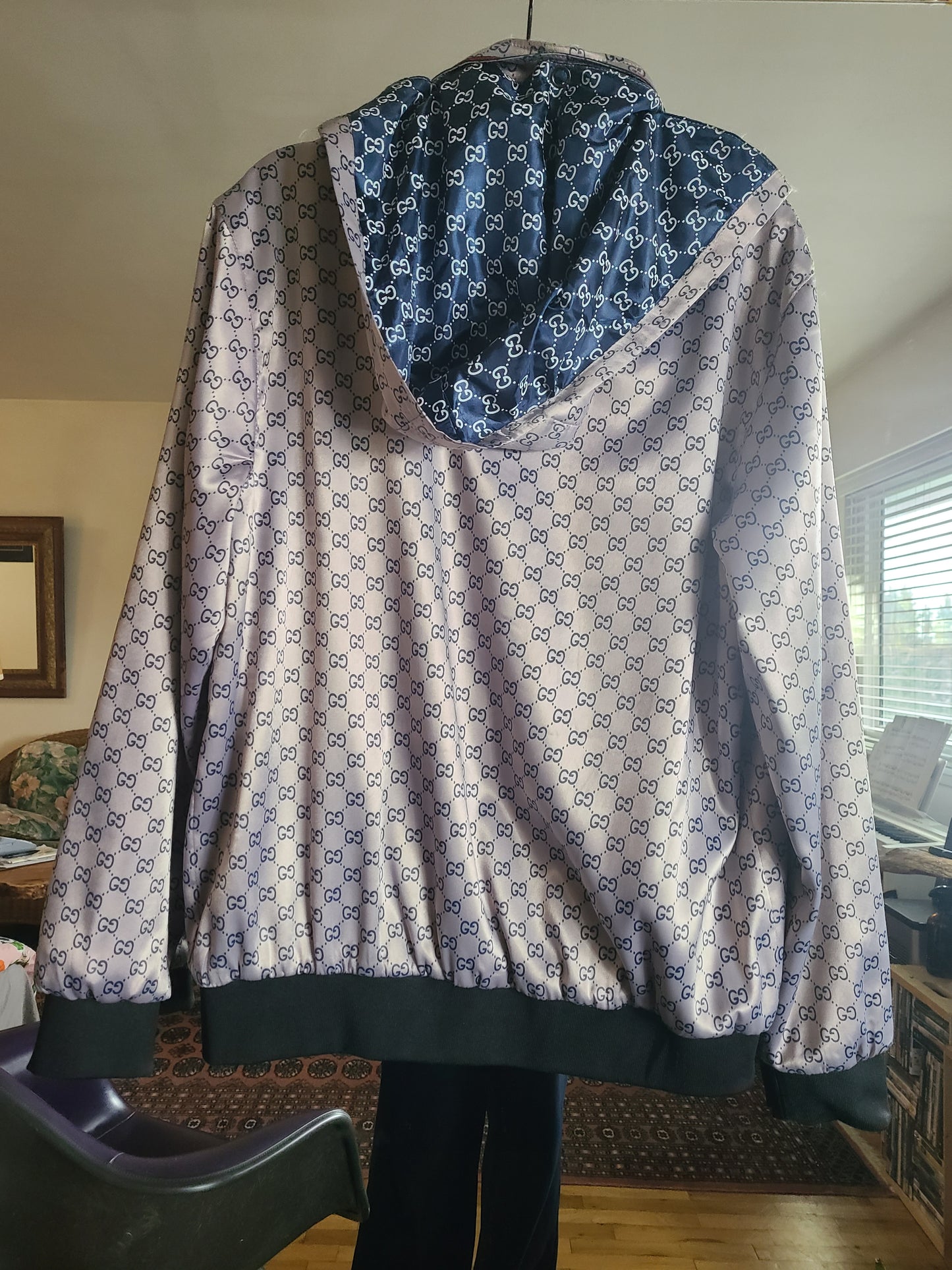 2007 Gucci Monogram Windbreaker Mens XXXL