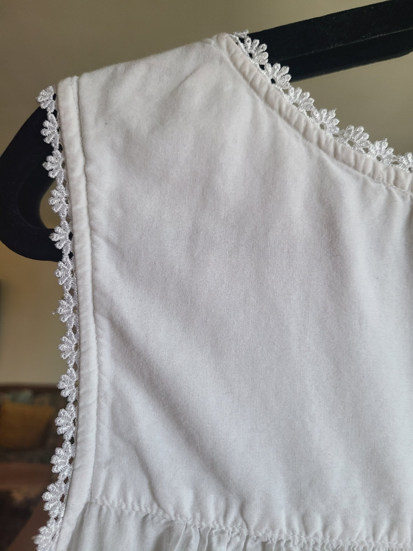 The Felicity White Cotton Nightgown Dress XL