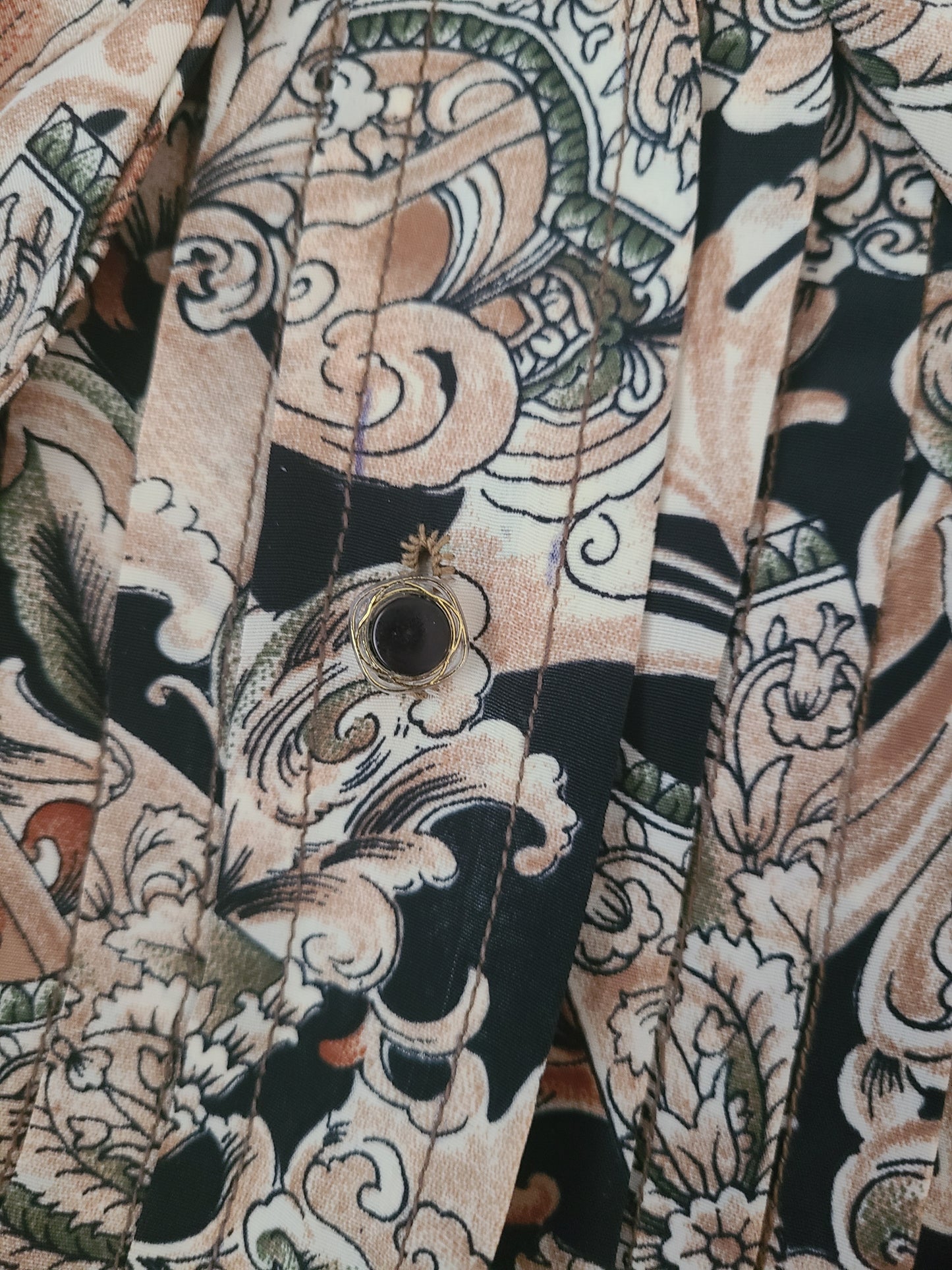 The Robin Vintage 80s Ascot Tie Blouse L