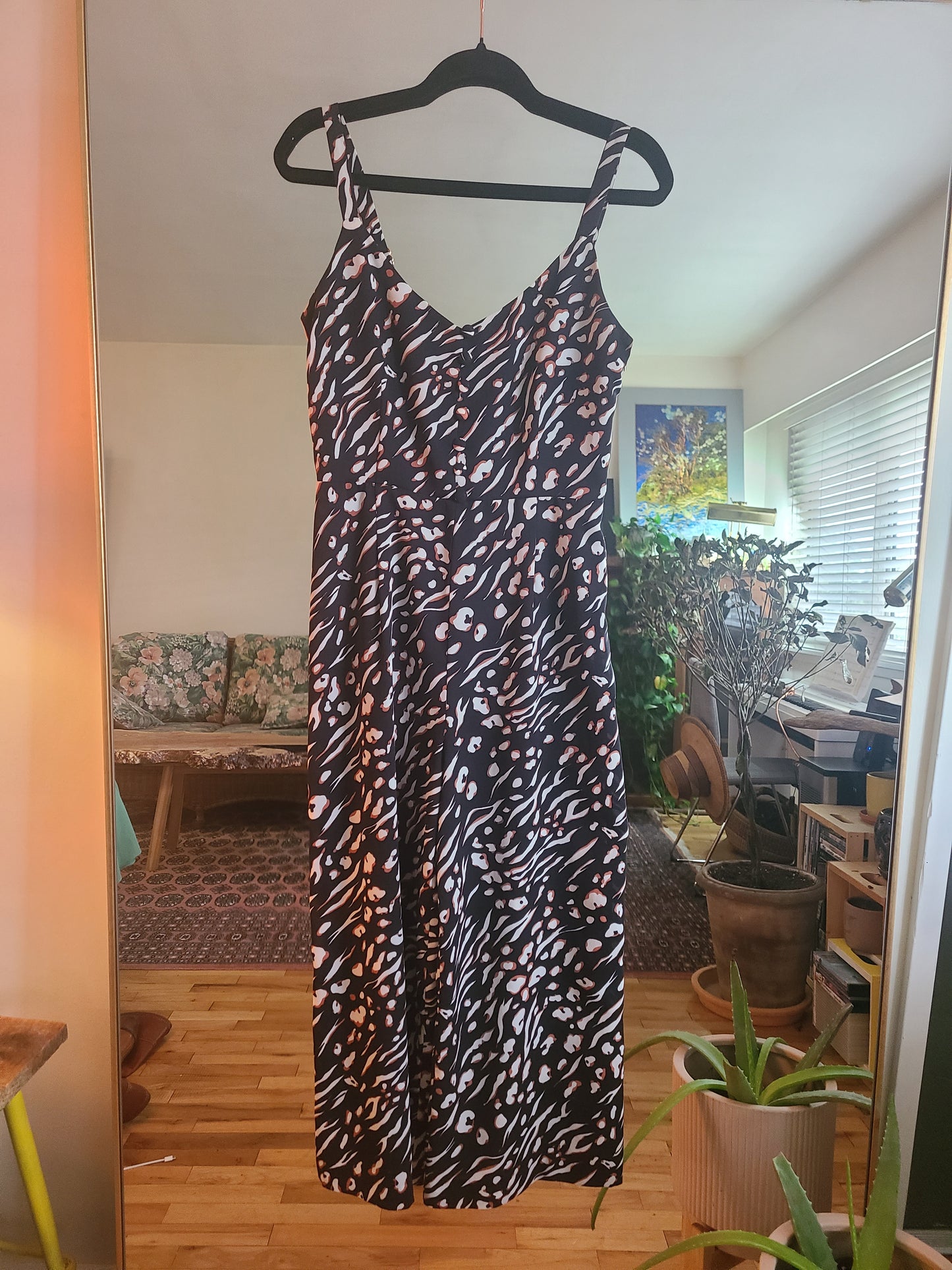 The Preloved Reverse Cheetah Jumpsuit by Heartloom S