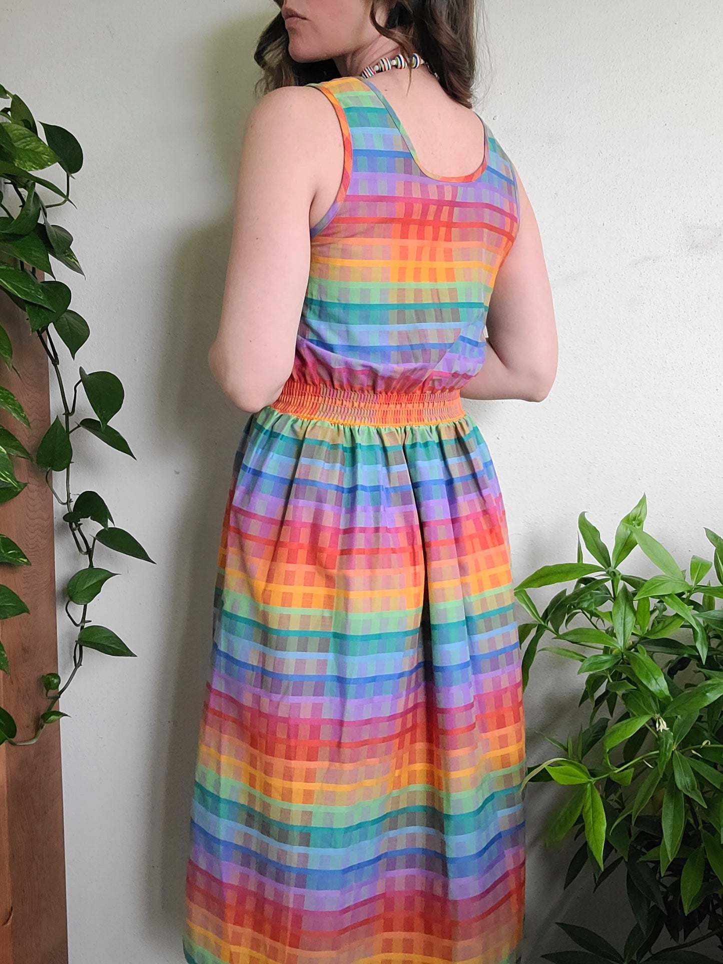 The Marly Rainbow Vintage Dress S