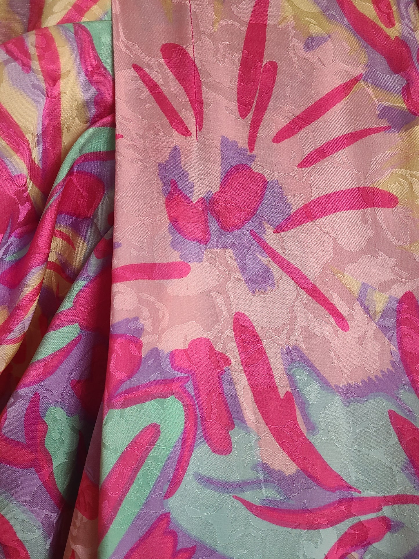 The Flora Kung II New York Vintage 1980s Silk Dress L