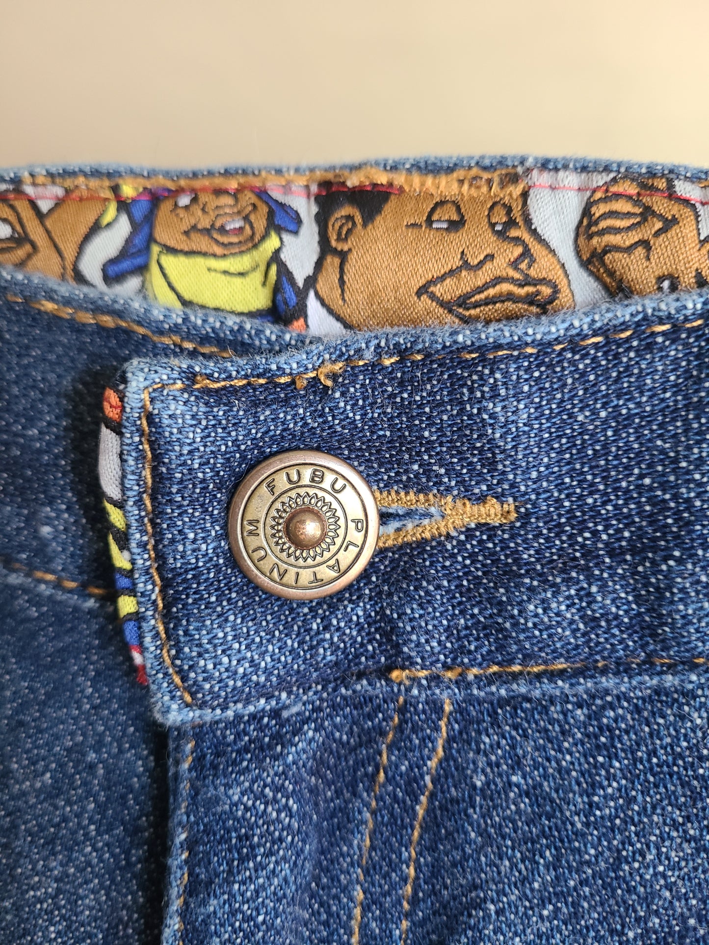 Vintage 90s FUBU Special Edition Fat Albert Jeans 26 x 27