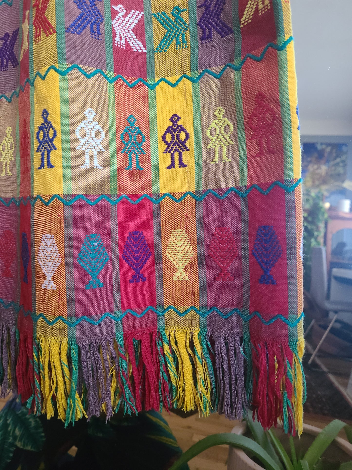 The Nia 1970s Handwoven Bohemian Vintage Maxi Skirt 28