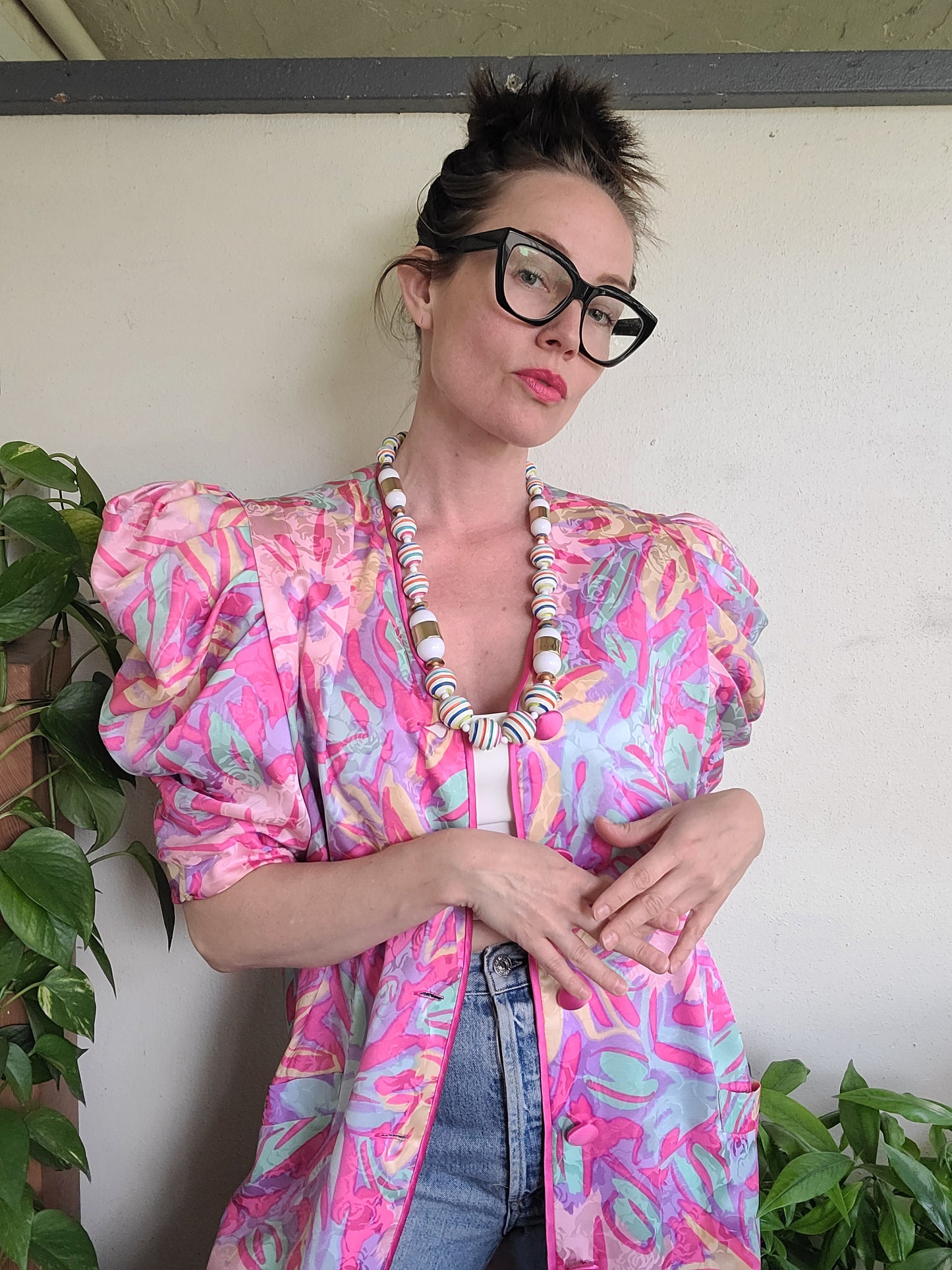 The Flora Kung II New York Vintage 1980s Silk Dress L