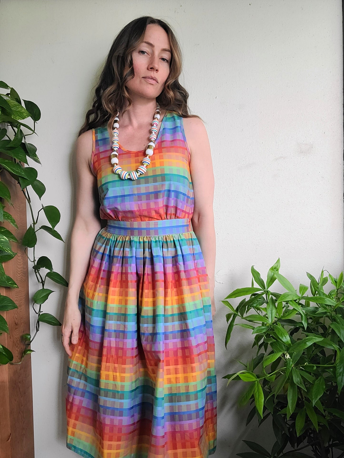 The Marly Rainbow Vintage Dress S